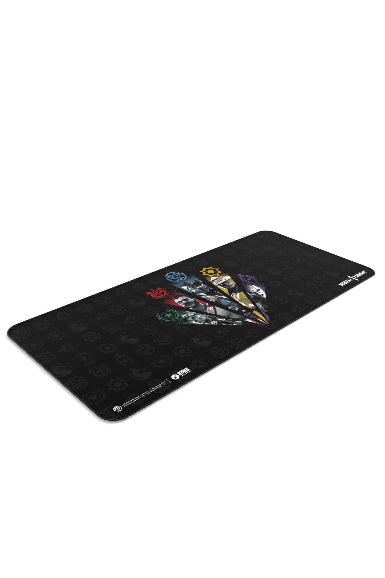 Hawk Mortal Kombat Fighters 90x40 Mouse Pad