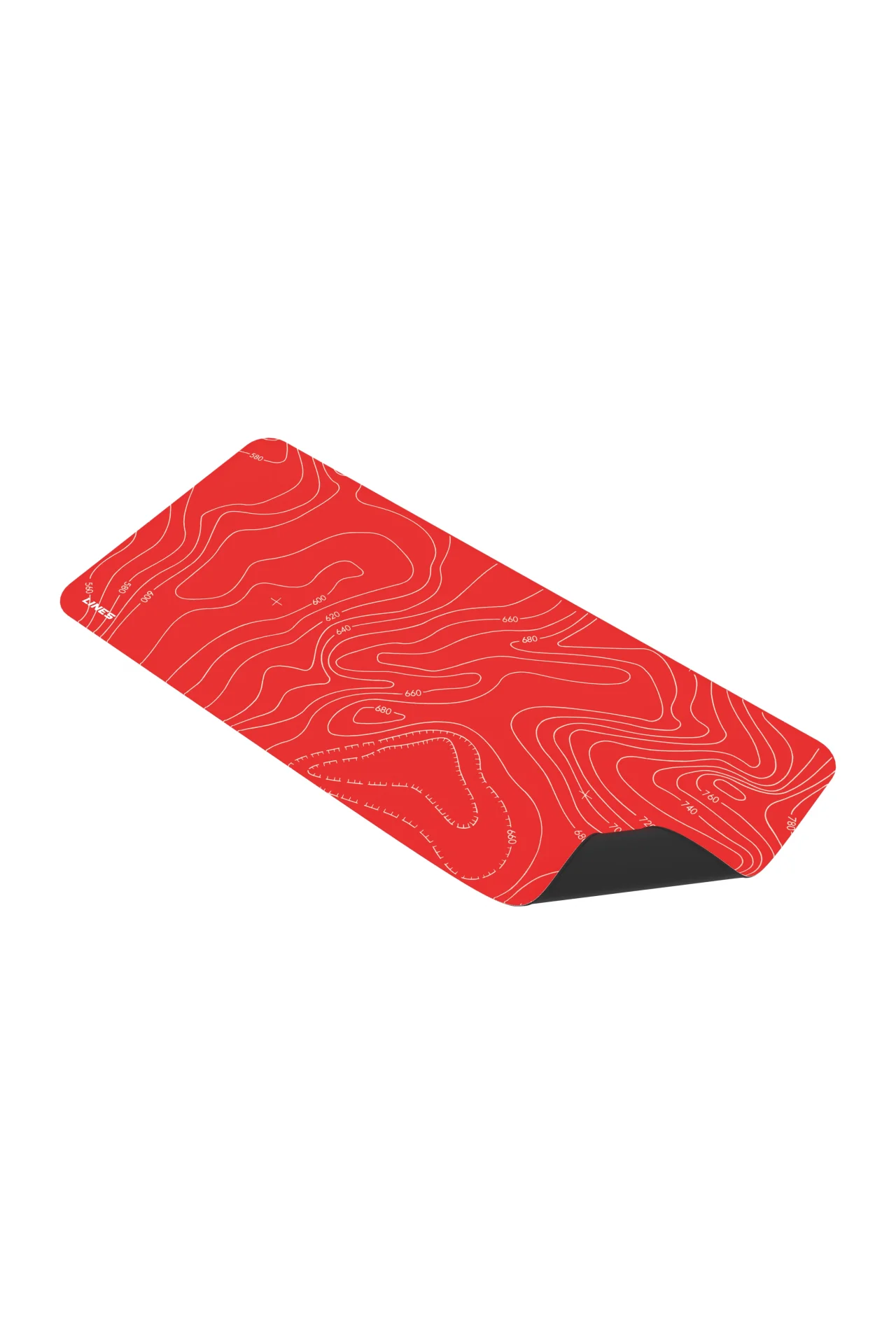 Hawk Red Lines 90x40 Mouse Pad