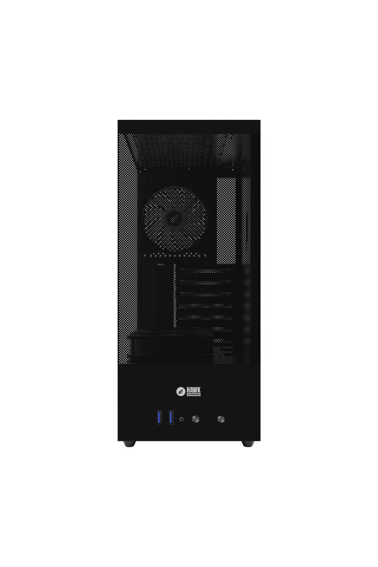 HC310 600W RGB Mesh Micro ATX Mini Tower Siyah Gaming Oyuncu Kasa