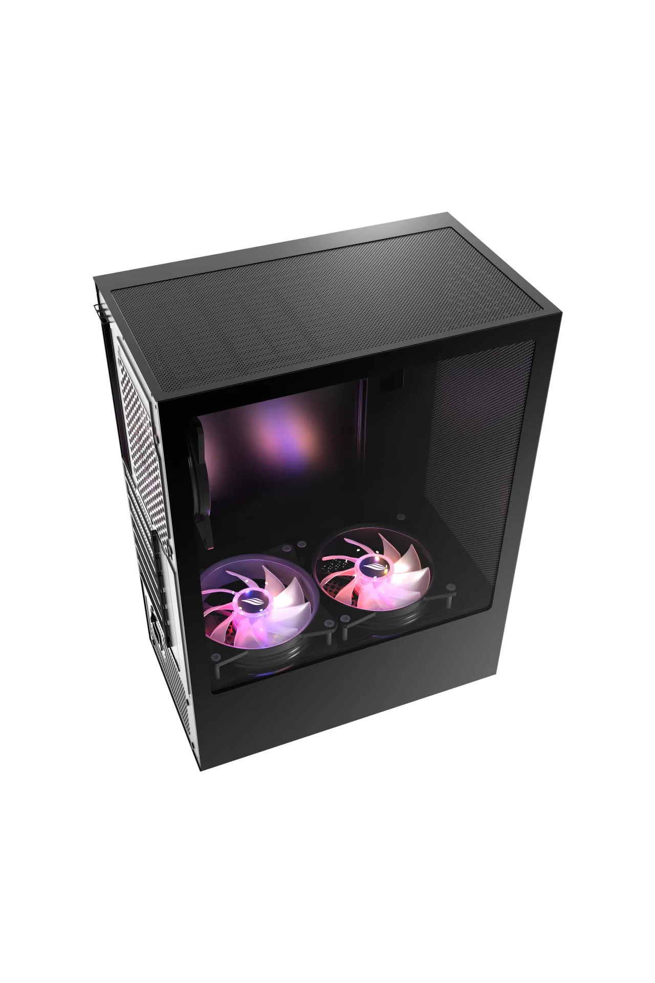 HC310 600W RGB Mesh Micro ATX Mini Tower Siyah Gaming Oyuncu Kasa