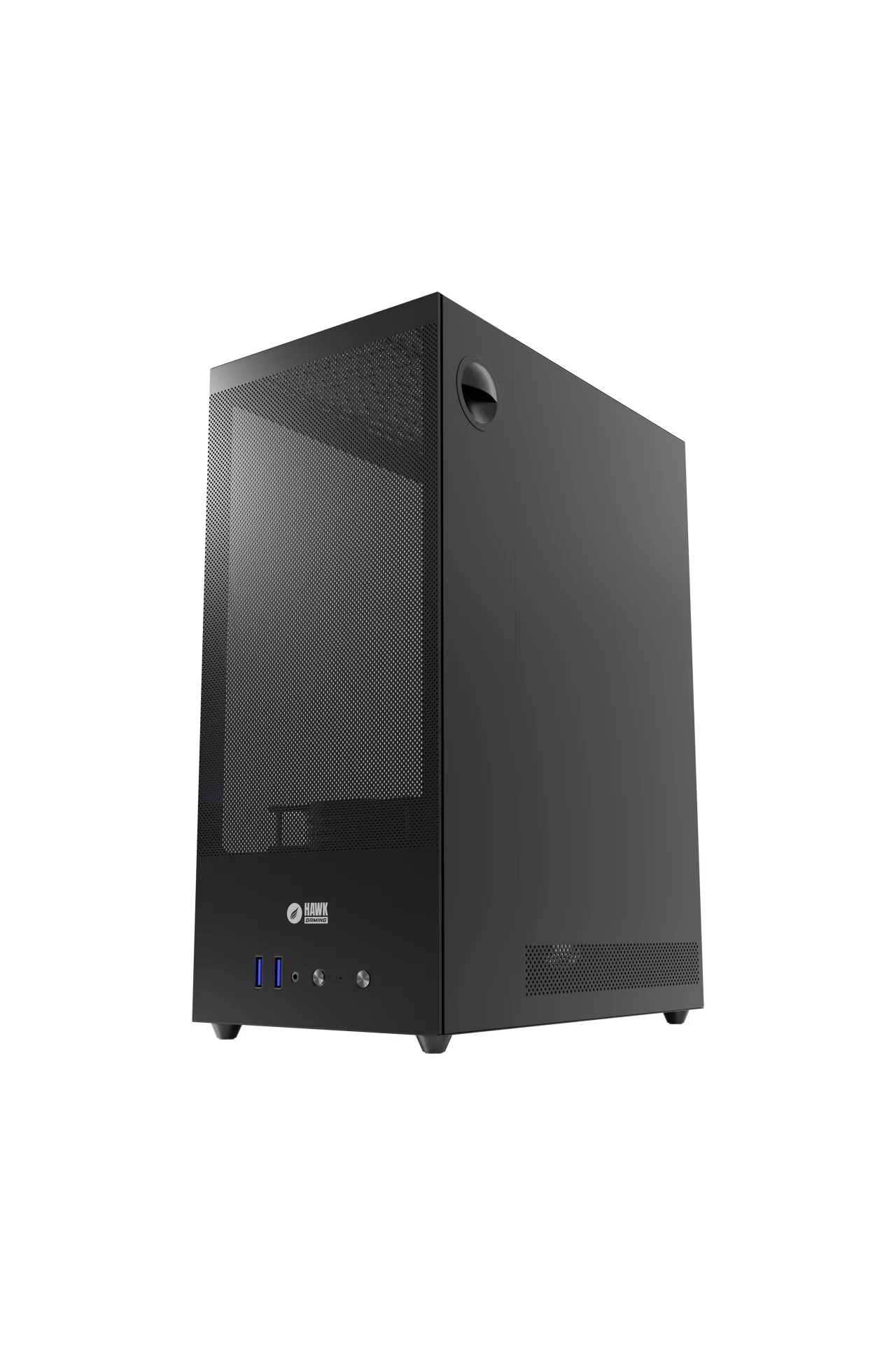 HC310 600W RGB Mesh Micro ATX Mini Tower Siyah Gaming Oyuncu Kasa