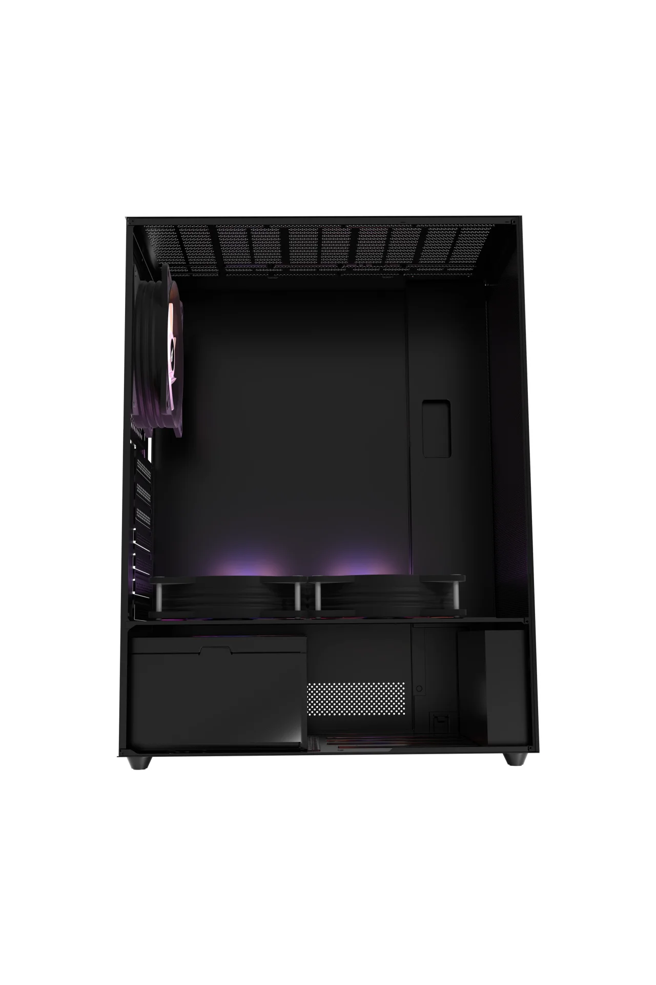 HC310 600W RGB Mesh Micro ATX Mini Tower Siyah Gaming Oyuncu Kasa
