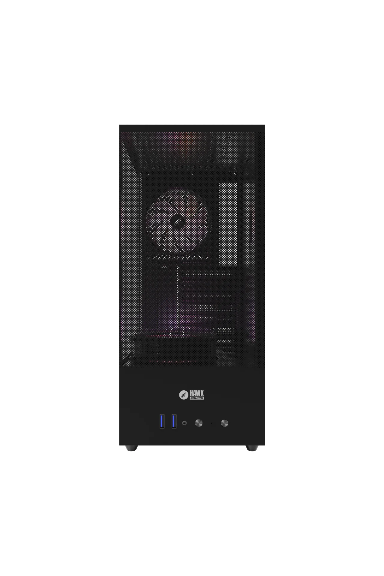 HC310 600W RGB Mesh Micro ATX Mini Tower Siyah Gaming Oyuncu Kasa