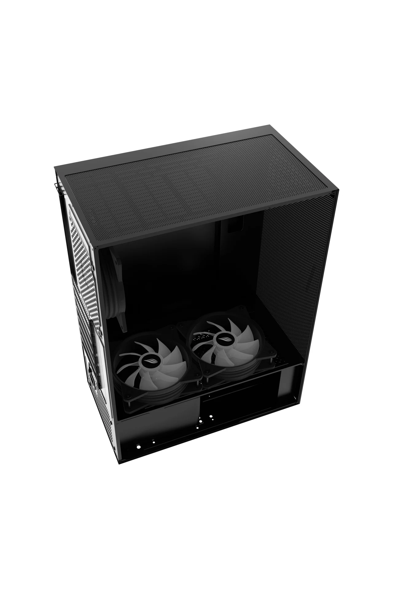 HC310 600W RGB Mesh Micro ATX Mini Tower Siyah Gaming Oyuncu Kasa