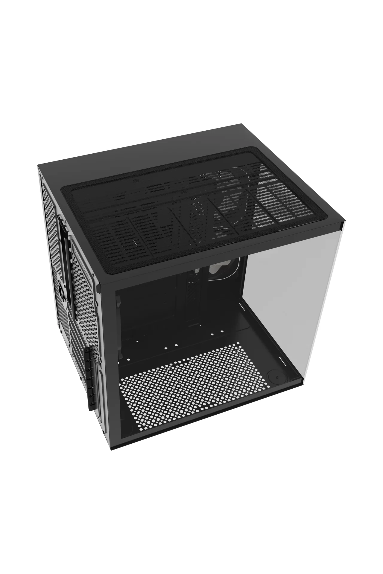 HC510 650W 80+ Bronze ARGB Akvaryum ATX Mid Tower Siyah Gaming Kasa