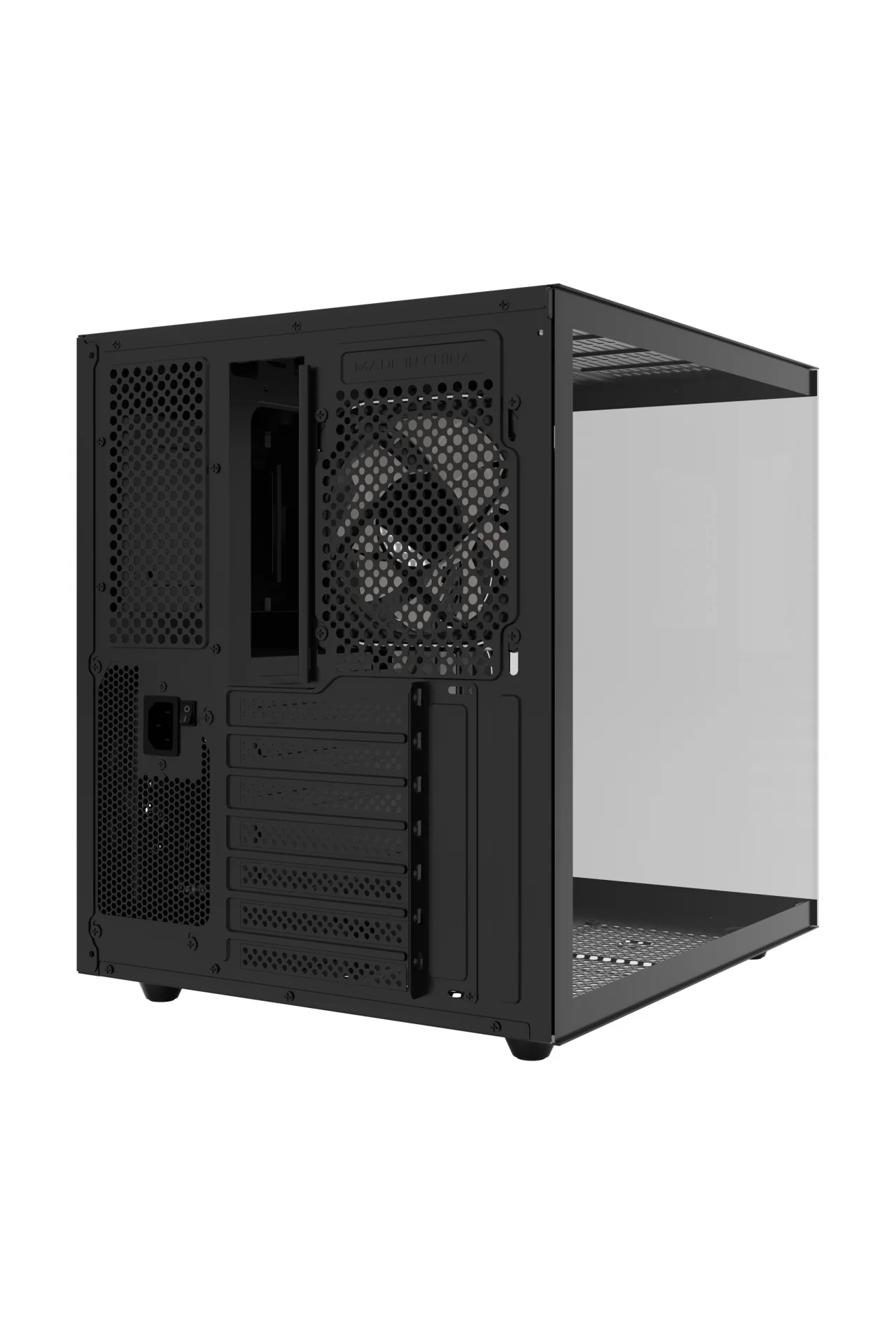 HC510 650W 80+ Bronze ARGB Akvaryum ATX Mid Tower Siyah Gaming Kasa