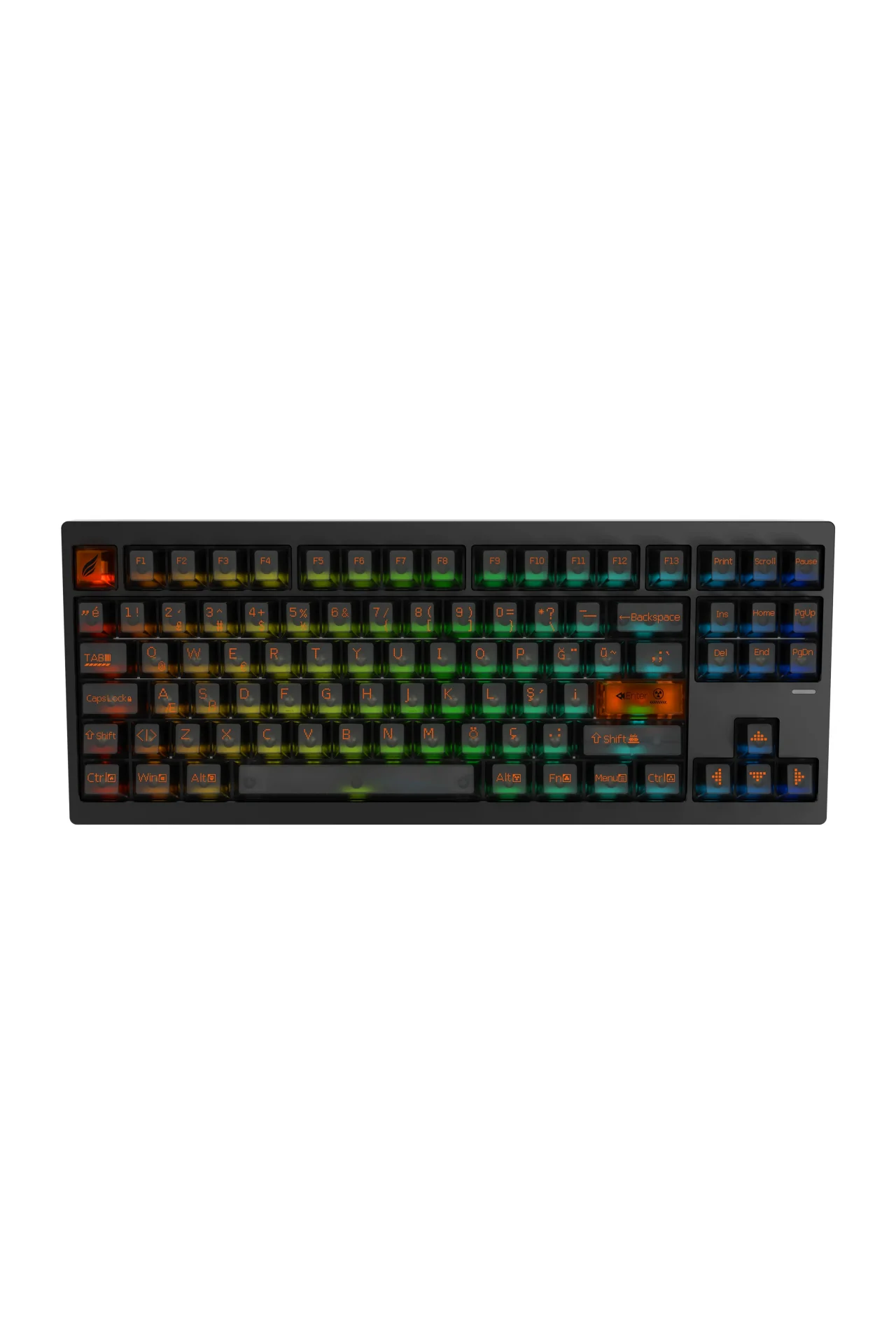 HK420 Mekanik Switch RGB Tri-Mode Kablosuz/Bluetooth TKL Gaming Klavye