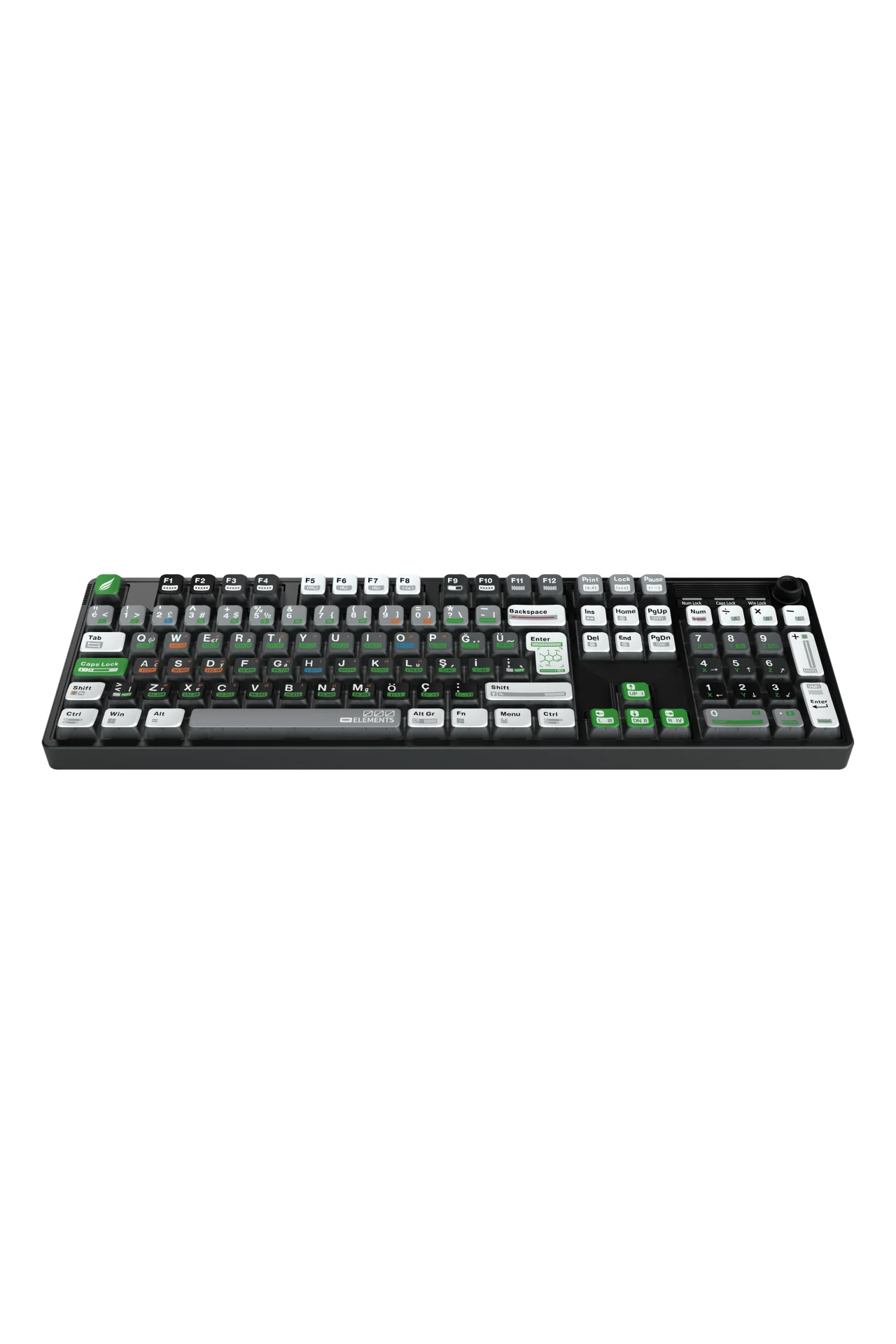 HK510 Mekanik Prelubed Switch RGB Tri-Mode Kablosuz/Bluetooth Full Türkçe Gaming Klavye