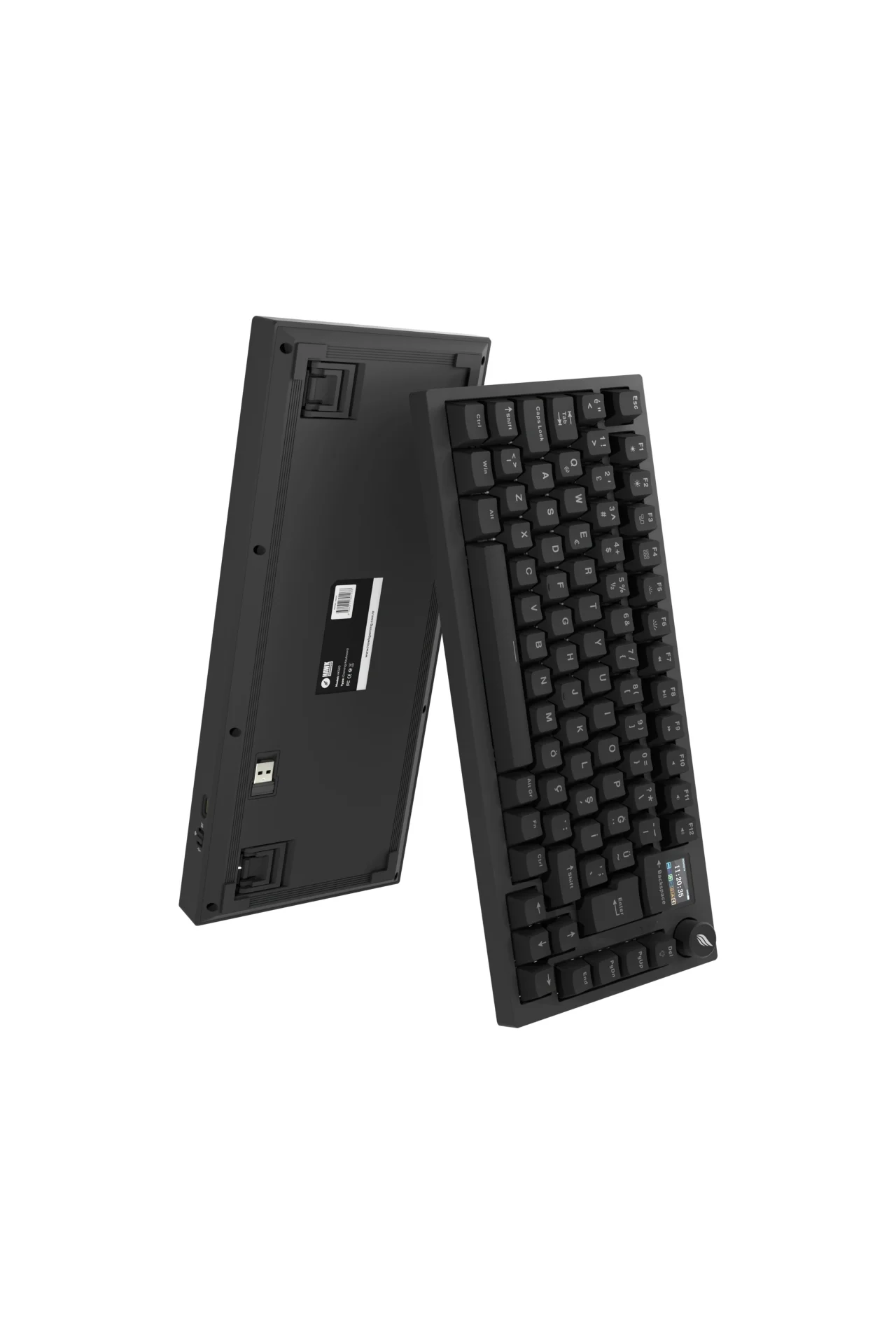 HK520 Mekanik Prelubed Switch RGB Tri-Mode Kablosuz/Bluetooth %75 Full Türkçe Gaming Klavye