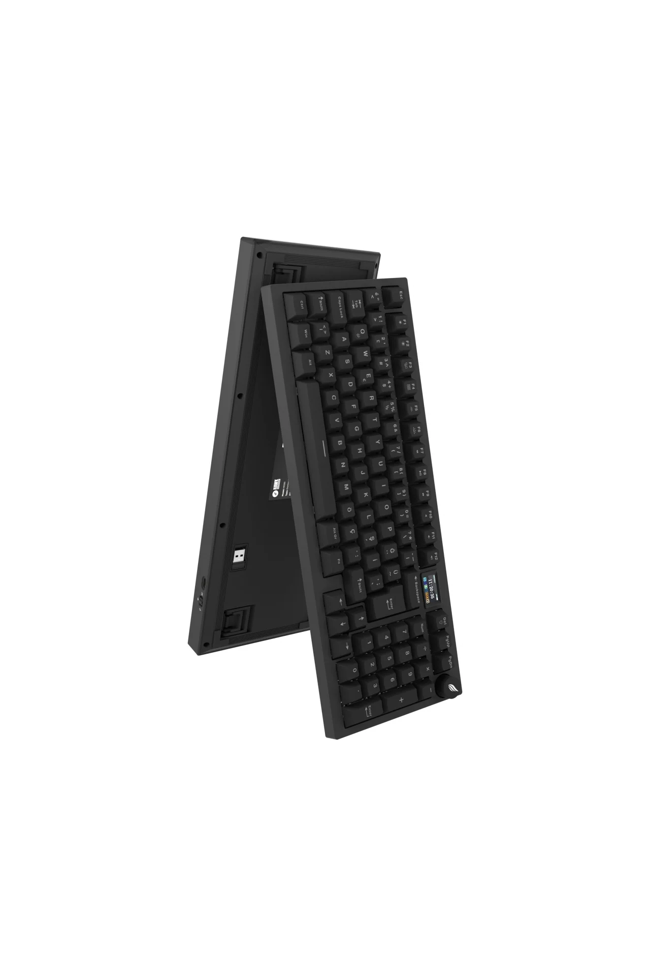 HK530 Mekanik Prelubed Switch RGB Tri-Mode Kablosuz/Bluetooth Full Türkçe Gaming Klavye