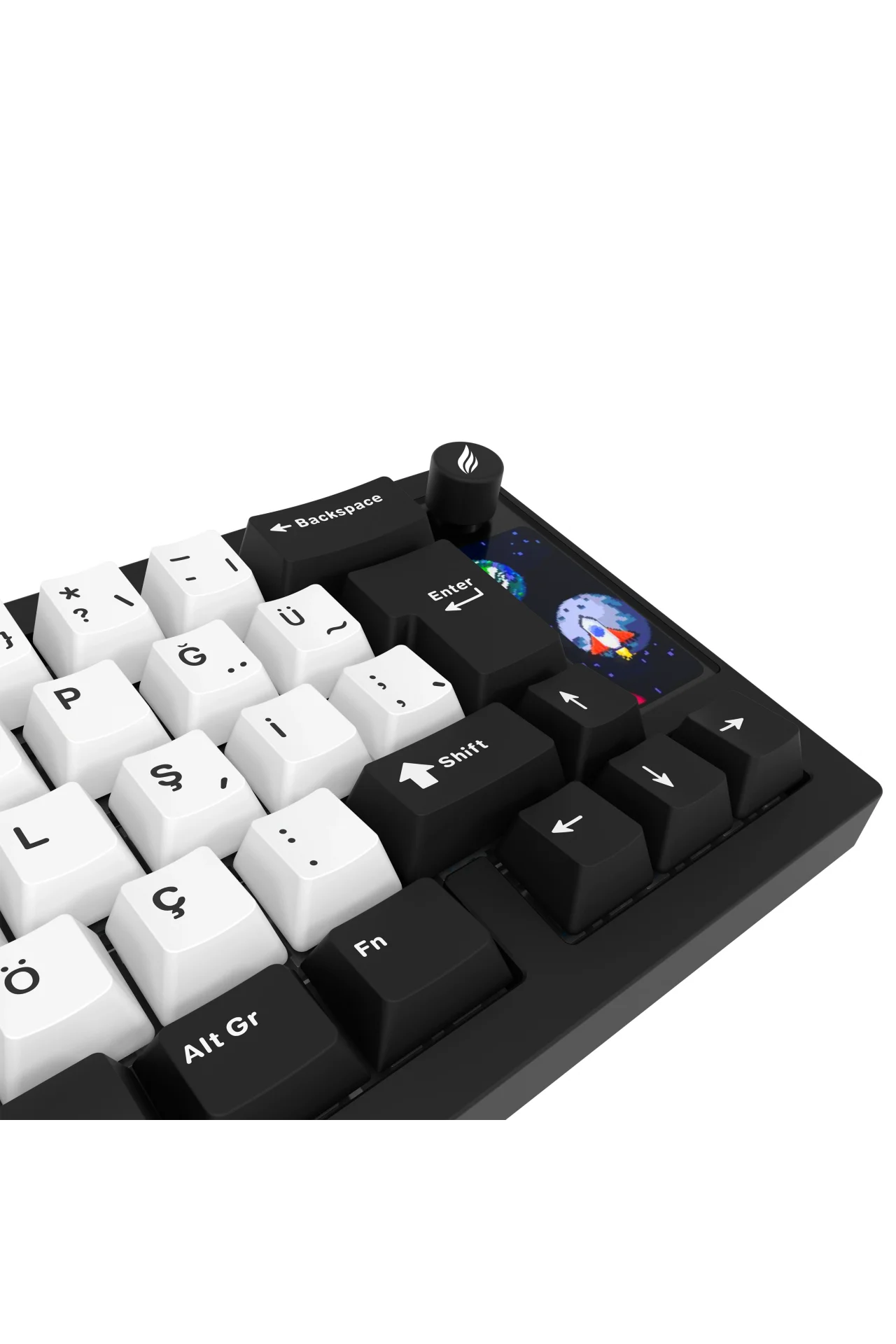 HK540 Mekanik Prelubed Switch Hot Swap RGB Tri-Mode Kablosuz/Bluetooth %65 Full Türkçe Gaming Klavye