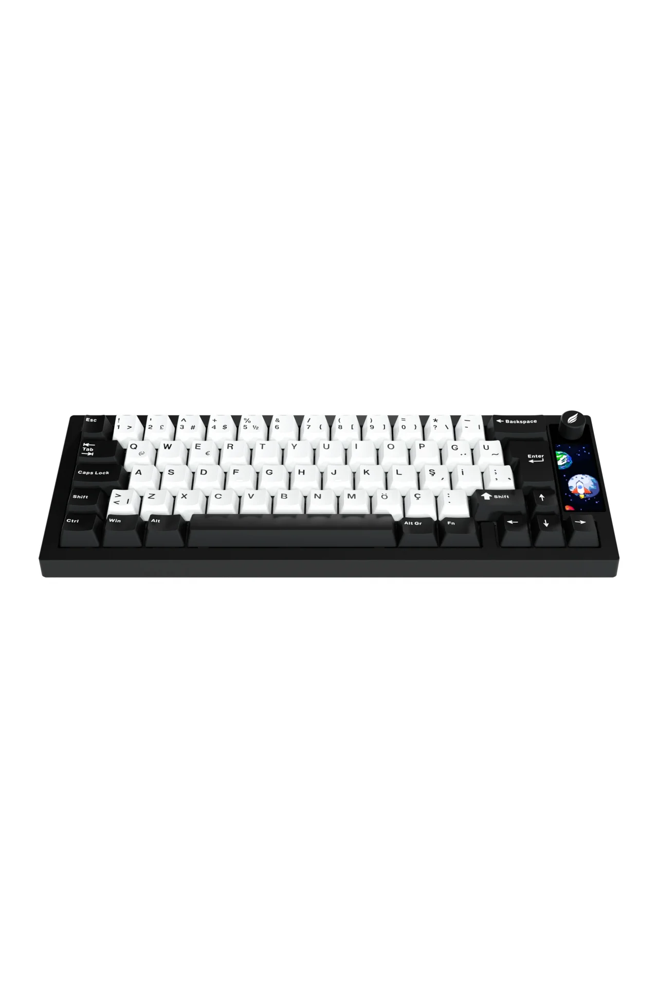 HK540 Mekanik Prelubed Switch RGB Tri-Mode Kablosuz/Bluetooth %65 Full Türkçe Gaming Klavye