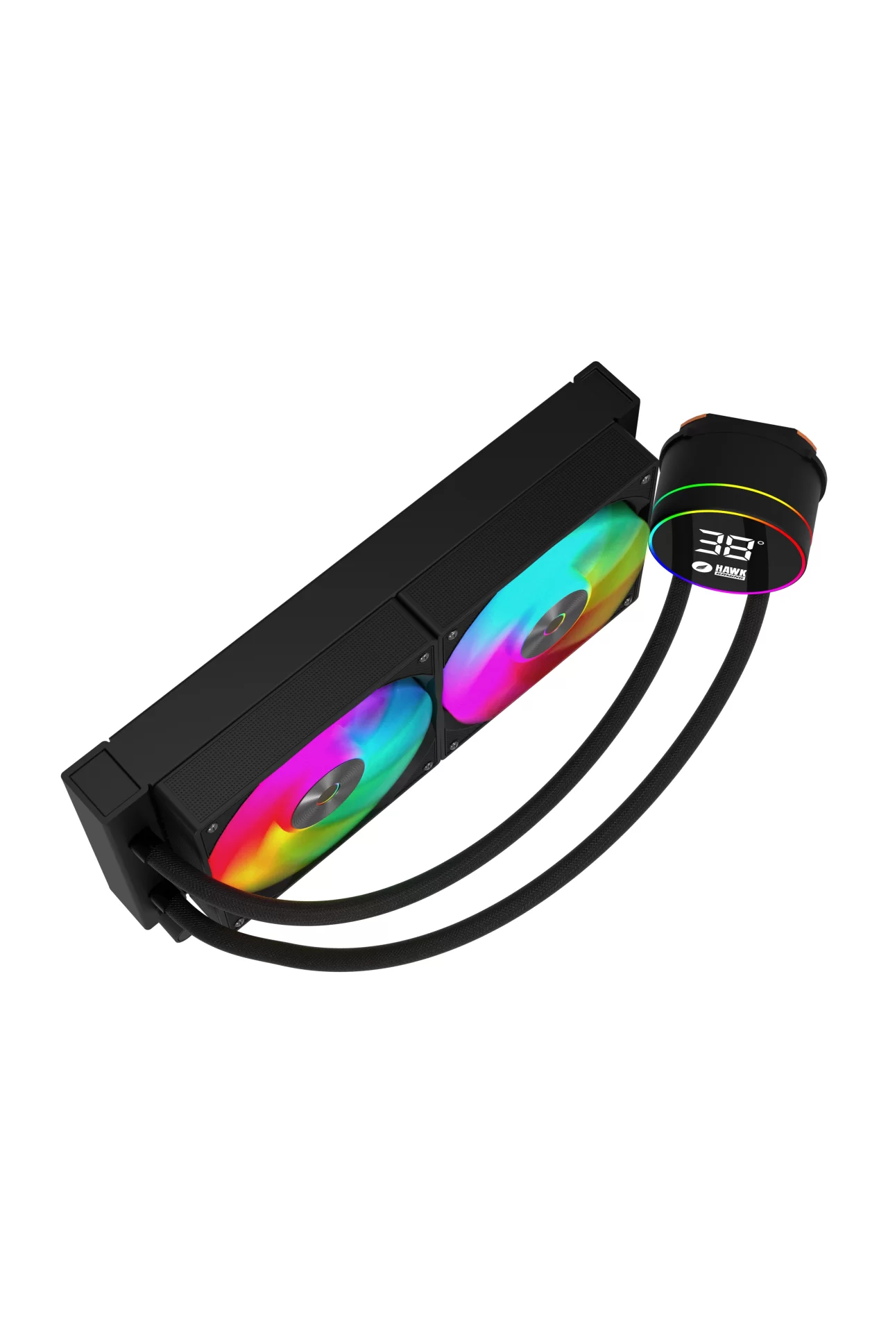HL240 Frostbite 240mm Led ARGB AM5 ve LGA1700 Uyumlu Siyah Sıvı Soğutucu