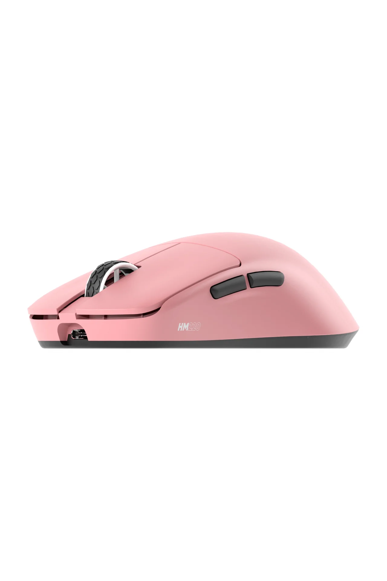 HM220 1K Hz 12000 DPI Tri-Mode Kablosuz/Bluetooth Pembe Gaming Oyuncu Mouse