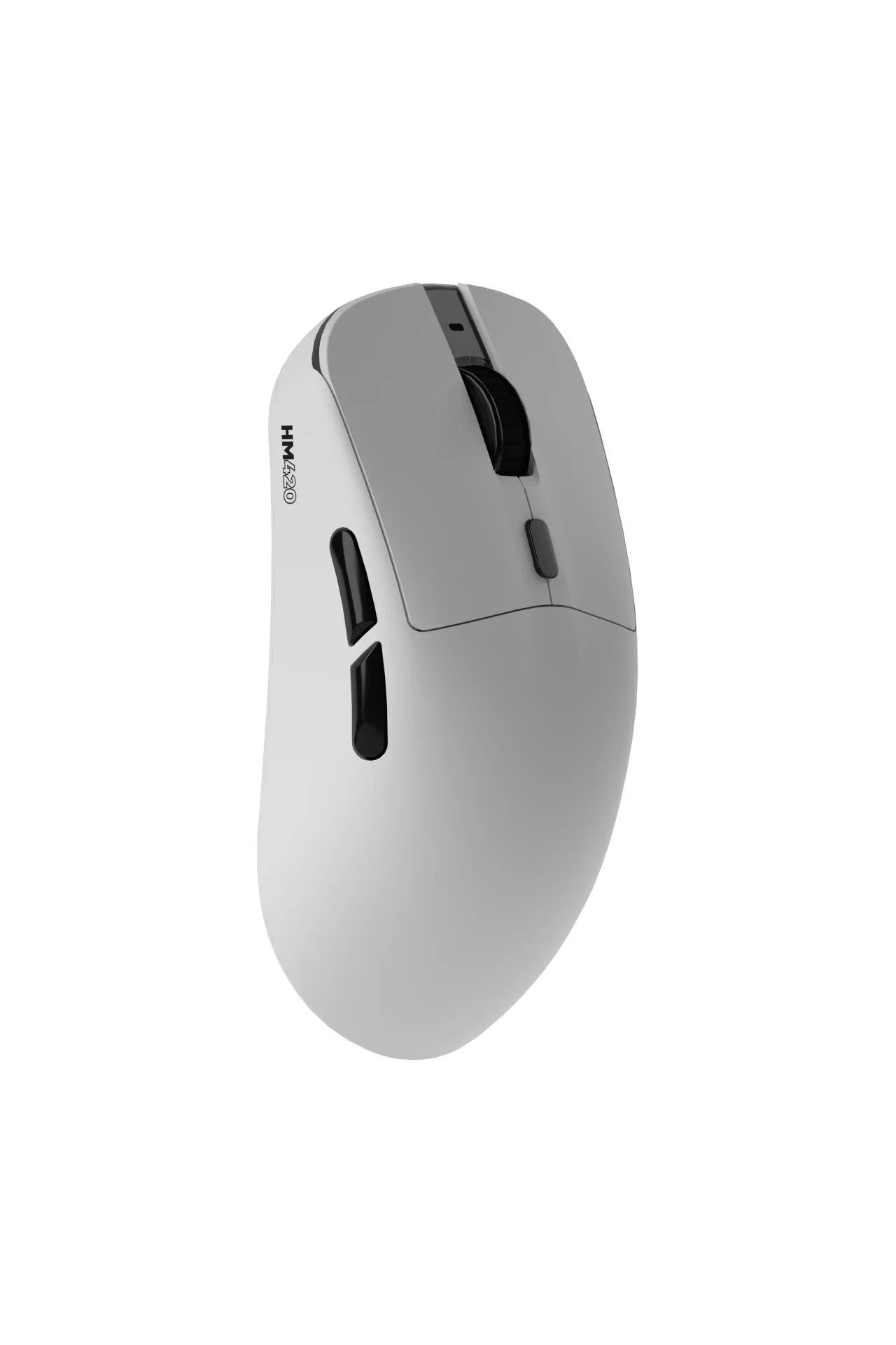 HM420 4K Hz 26000 DPI Tri-Mode Kablosuz/Bluetooth Şarj Standlı Beyaz Gaming Oyuncu Mouse