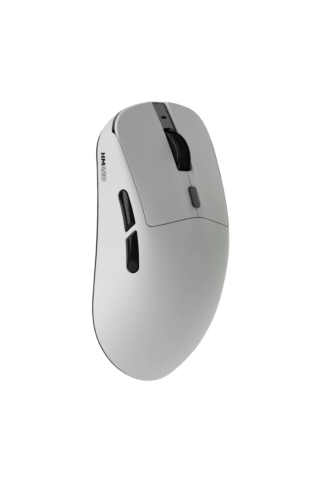HM420 4K Hz 26000 DPI Tri-Mode Kablosuz/Bluetooth Şarj Standlı Beyaz Gaming Oyuncu Mouse