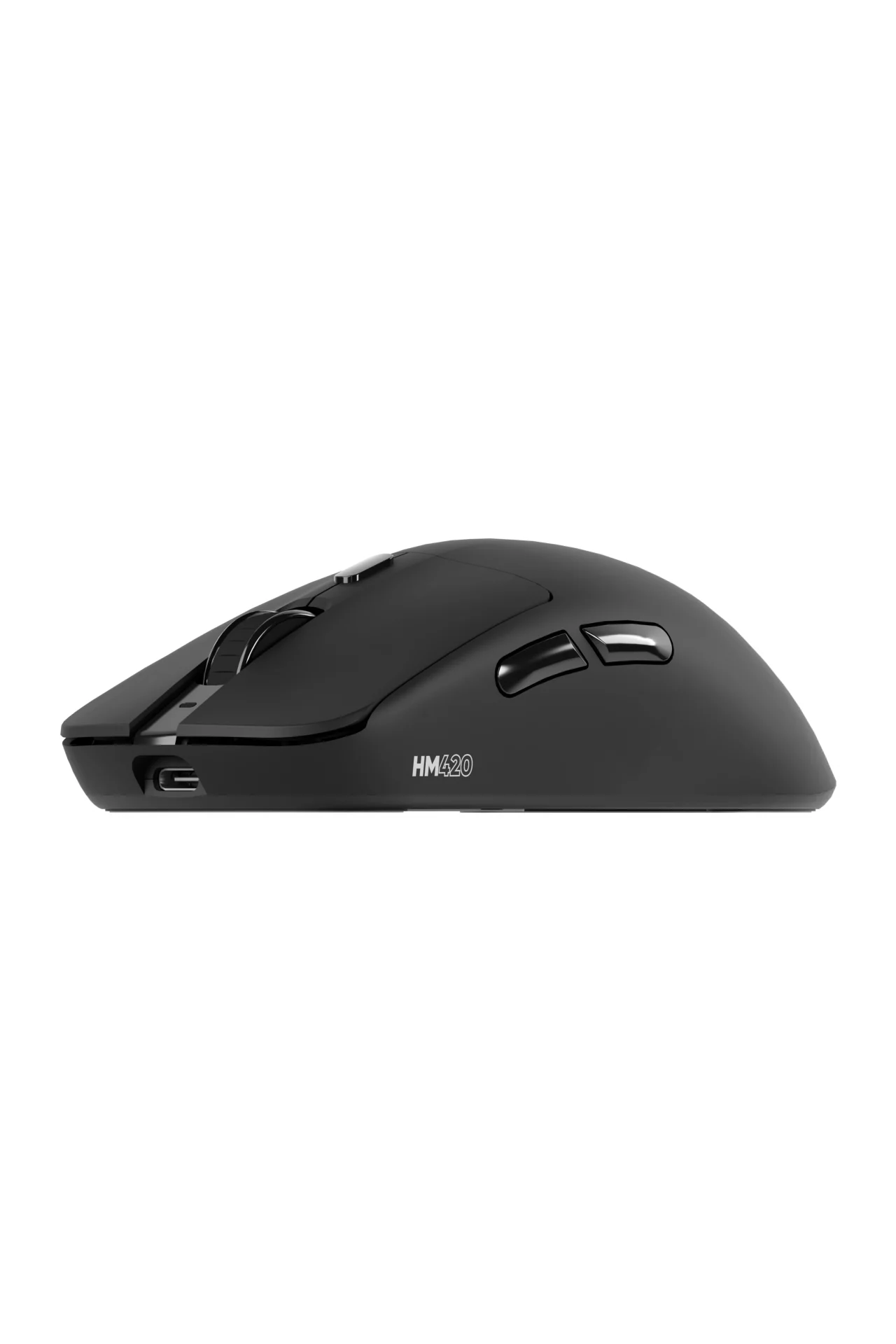 HM420 4K Hz 26000 DPI Tri-Mode Kablosuz/Bluetooth Şarj Standlı Siyah Gaming Mouse