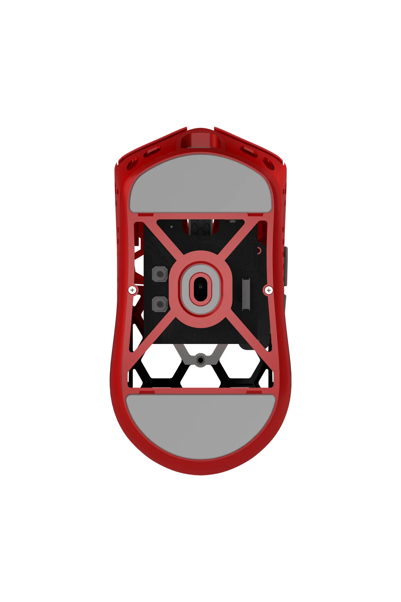 HM620 8K Hz 30000 DPI Tri-Mode Kablosuz/Bluetooth Siyah Kırmızı Gaming Oyuncu Mouse