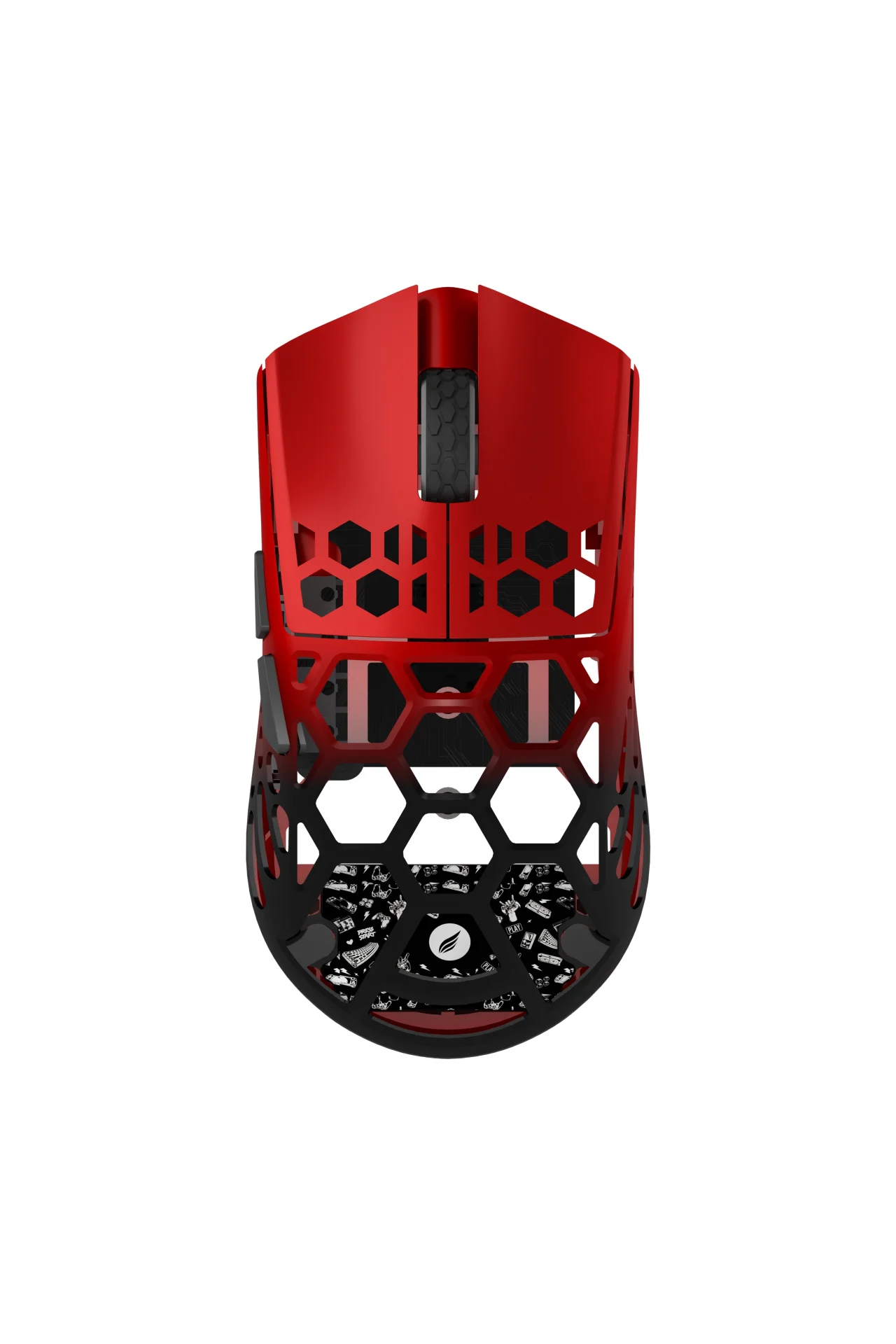 HM620 8K Hz 30000 DPI Tri-Mode Kablosuz/Bluetooth Siyah Kırmızı Gaming Oyuncu Mouse