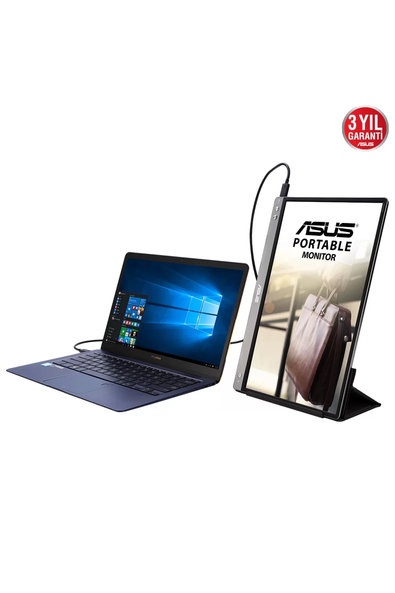 Asus ZenScreen MB14AC 14 inç 5 ms 60 hz Taşınabilir Monitör