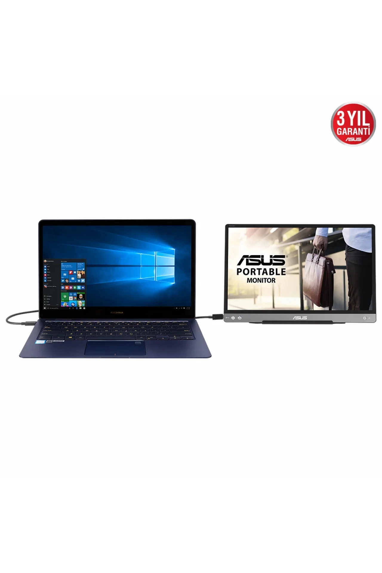 Asus ZenScreen MB14AC 14 inç 5 ms 60 hz Taşınabilir Monitör