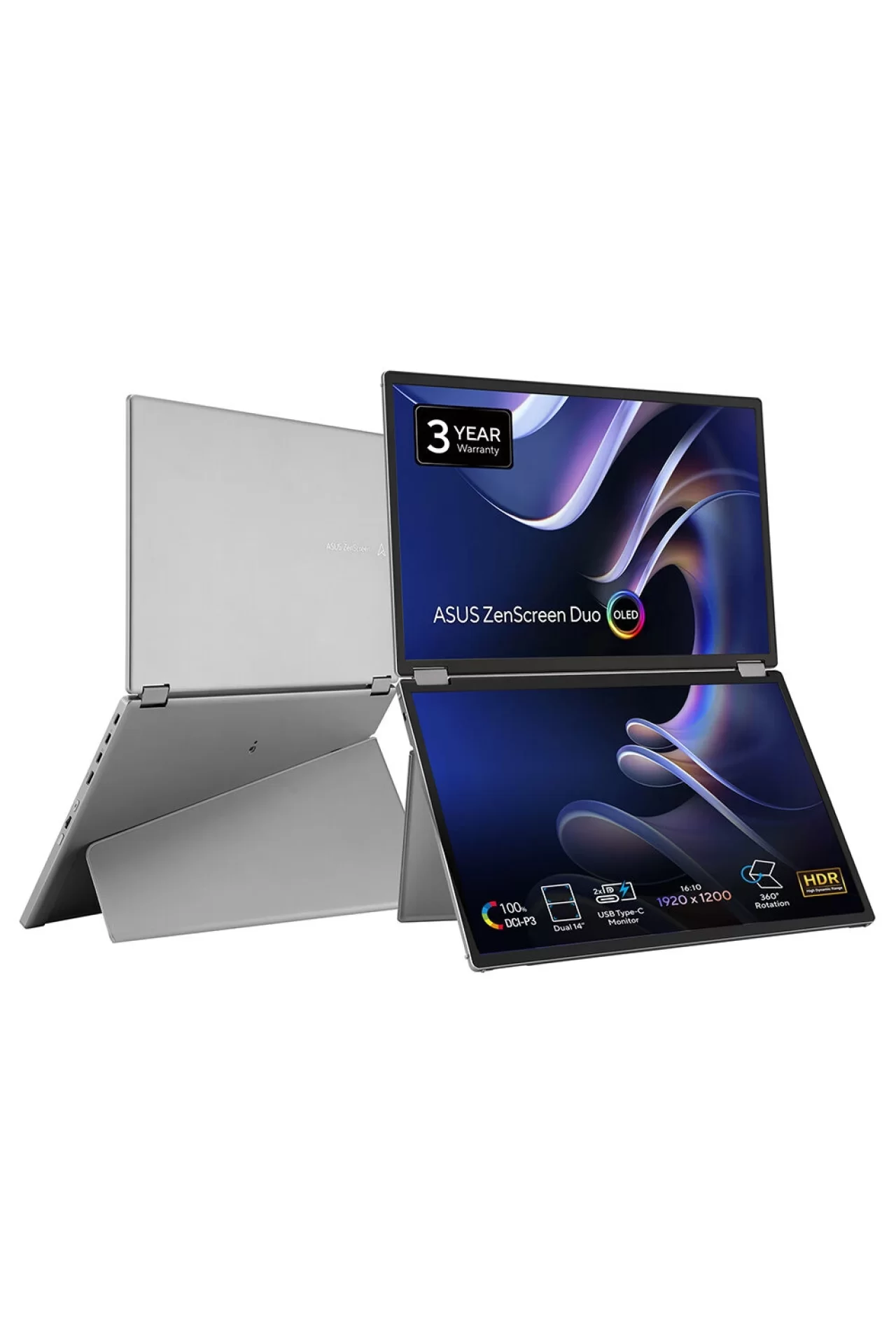 Asus ZenScreen Duo OLED MQ149CD Monitör