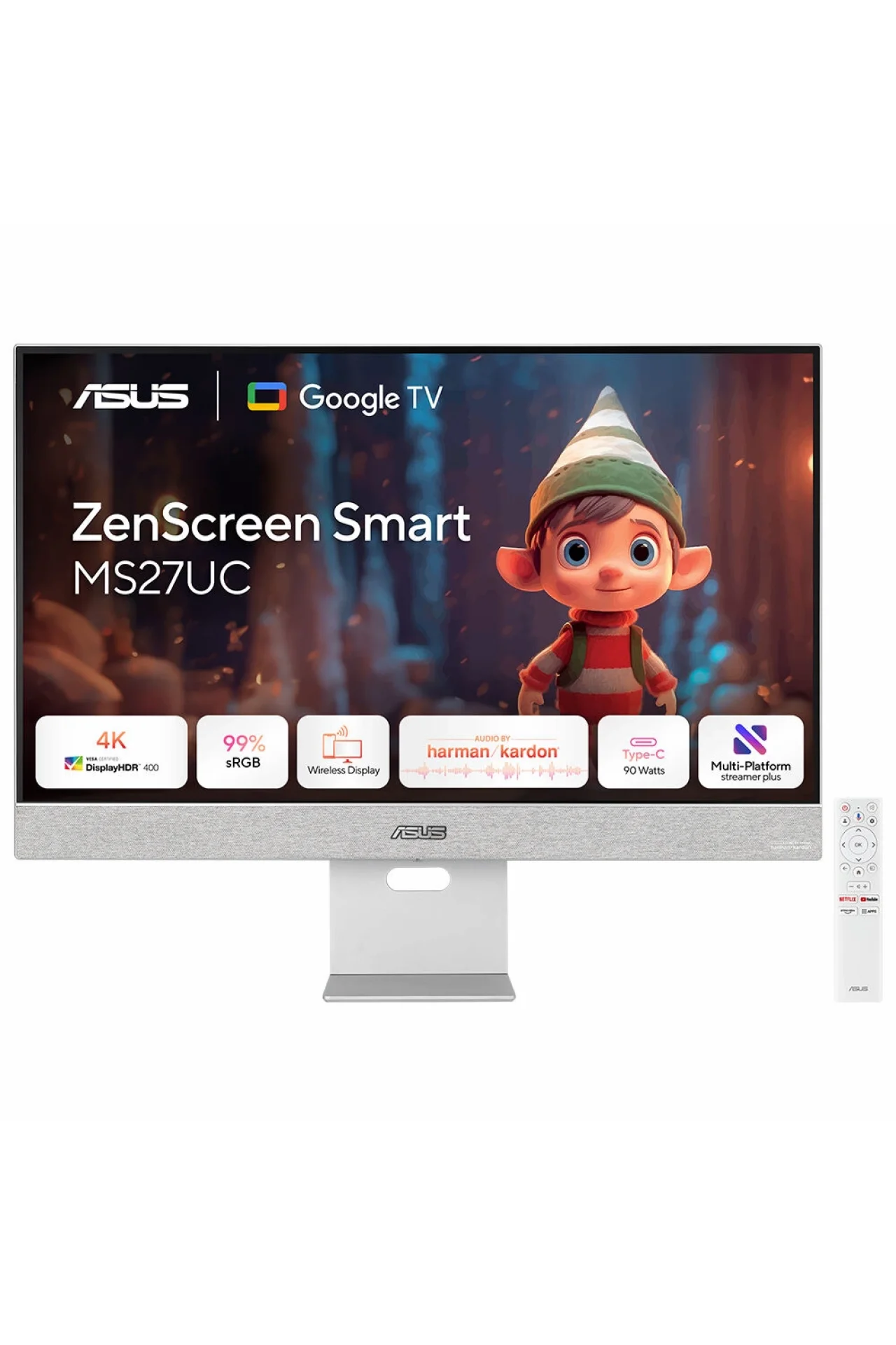 Asus ZenScreen Smart MS27UC 27 inç 60Hz Monitör