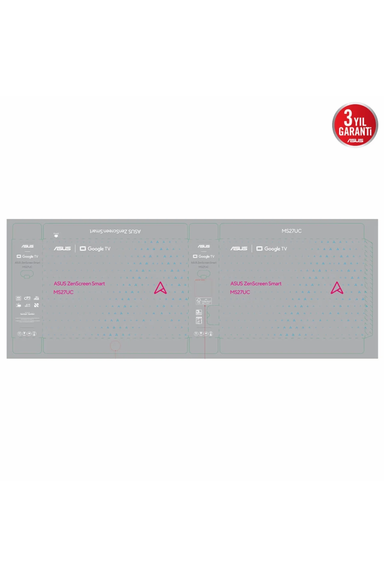 Asus ZenScreen Smart MS27UC 27 inç 60Hz Monitör