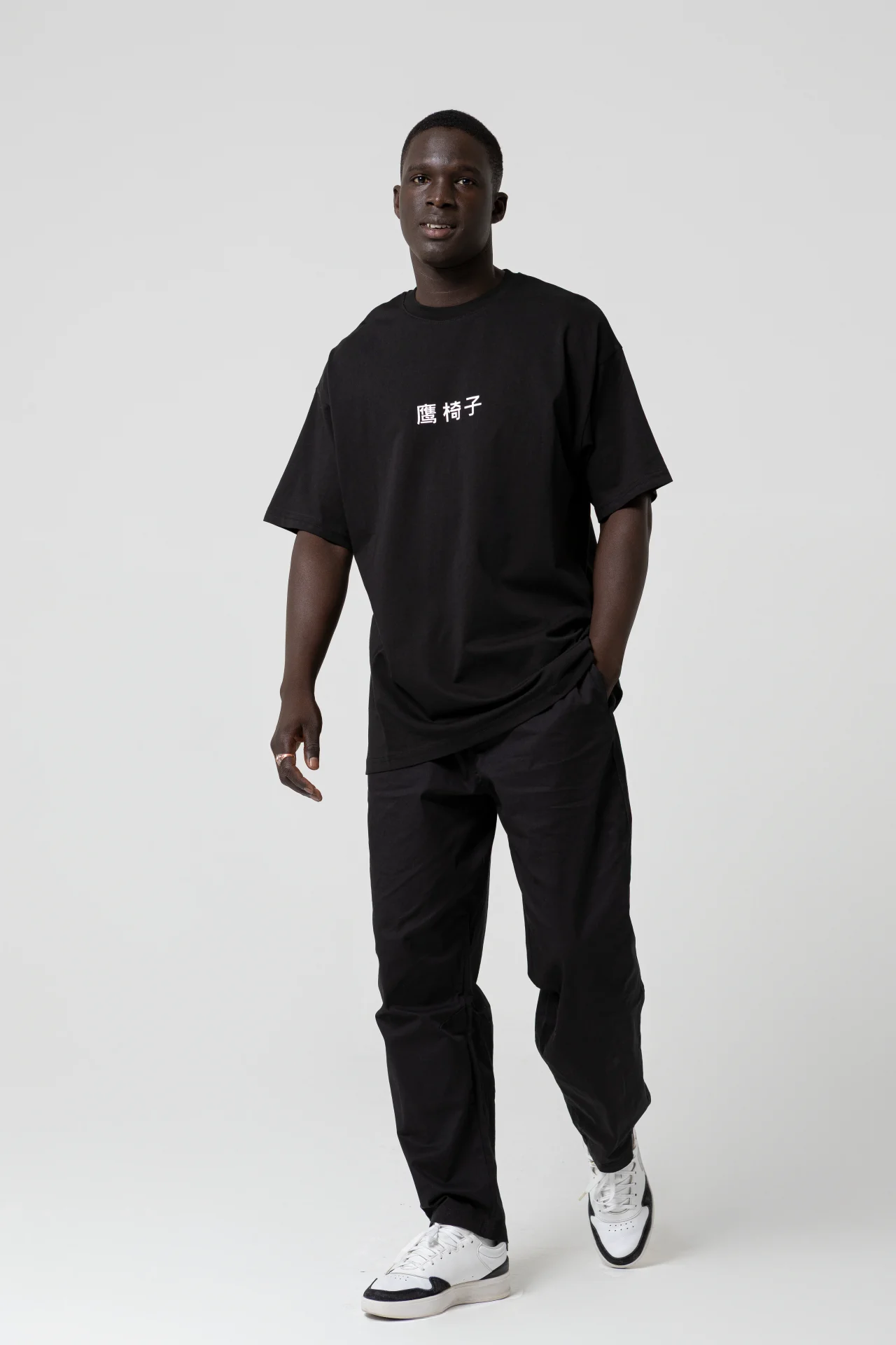 Noodle Oversize Siyah T-Shirt