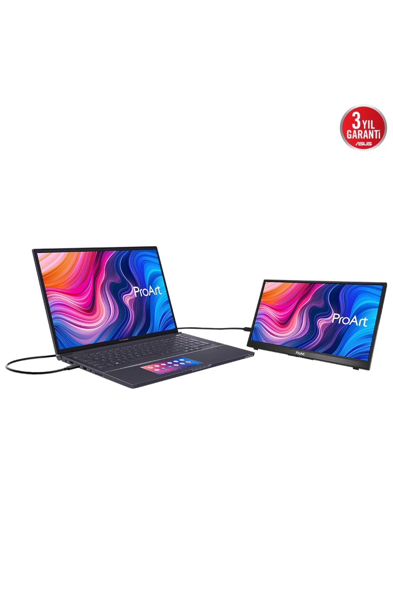 Asus ProArt PA148CTV 14 inç 60Hz 5ms Full HD IPS Pivot Taşınabilir Monitör