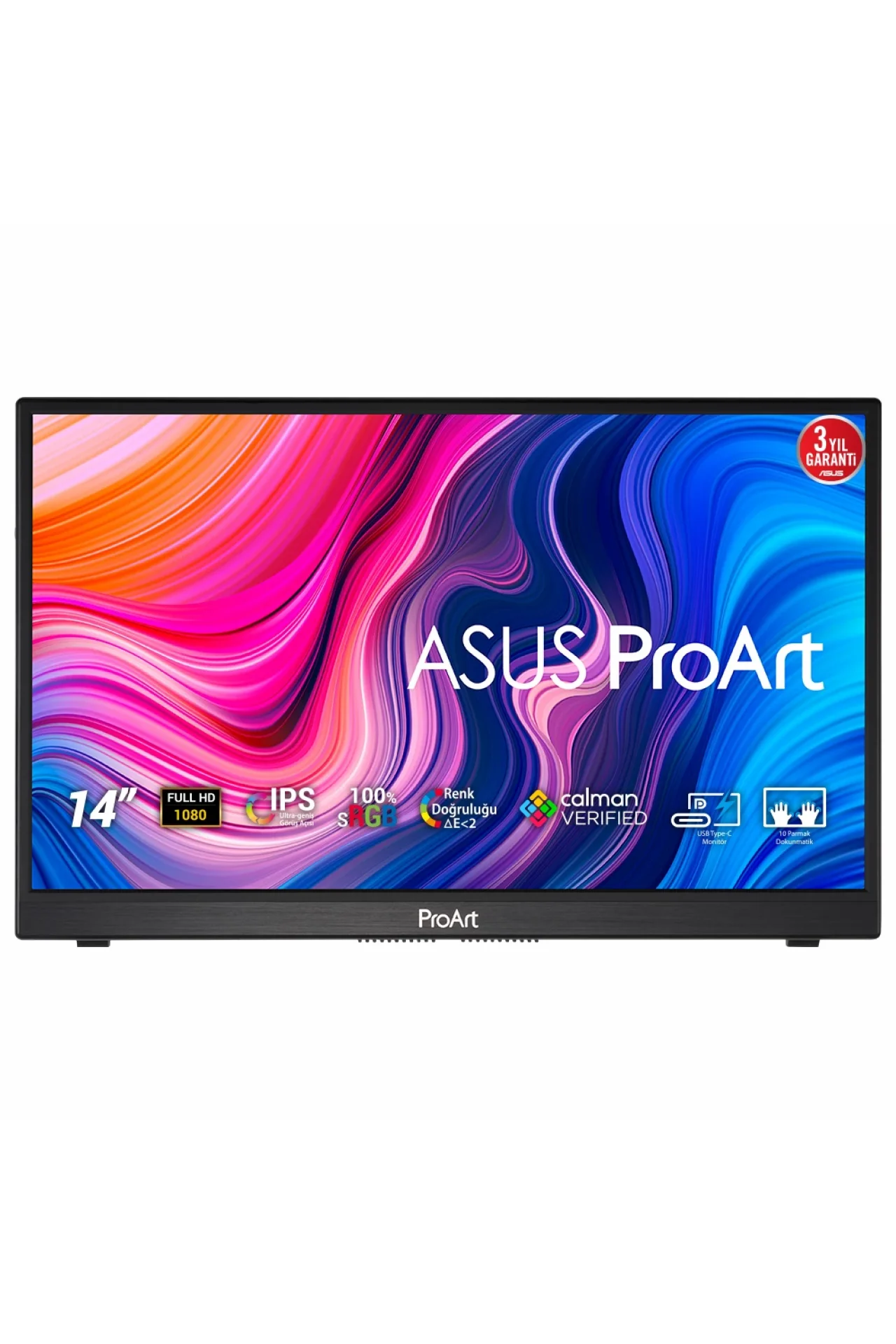 Asus ProArt PA148CTV 14 inç 60Hz 5ms Full HD IPS Pivot Taşınabilir Monitör