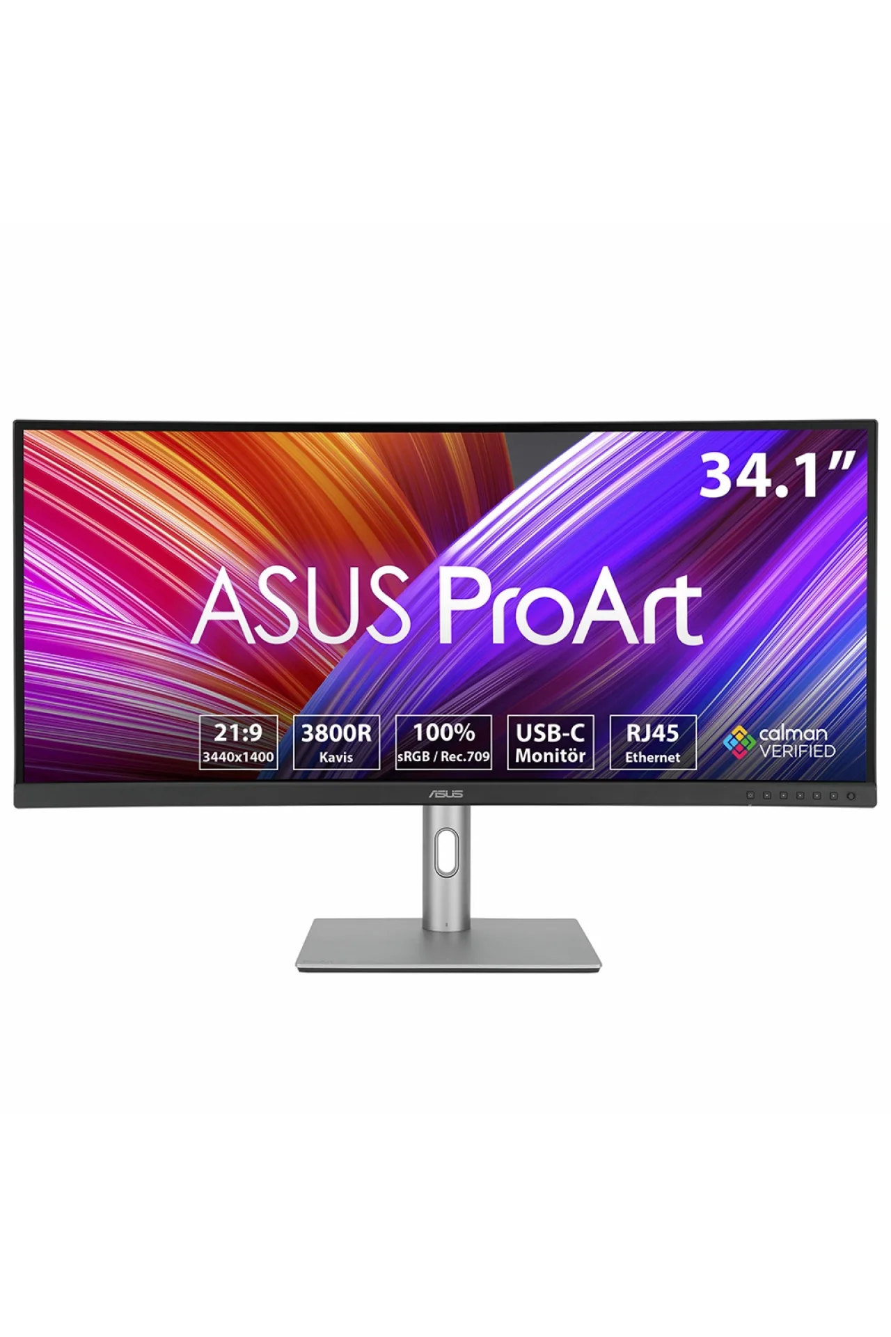 Asus ProArt PA34VCNV 34.1 5ms 60Hz Adaptive Sync Kavisli Profesyonel Monitör