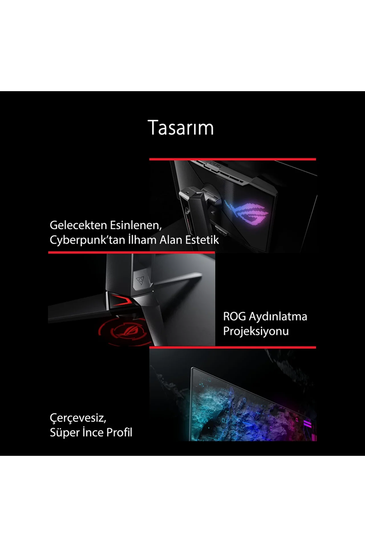Asus ROG Swift PG27AQDM 26.5 inç 240Hz 0.03ms 2K QHD G-Sync OLED Pivot Gaming Monitör