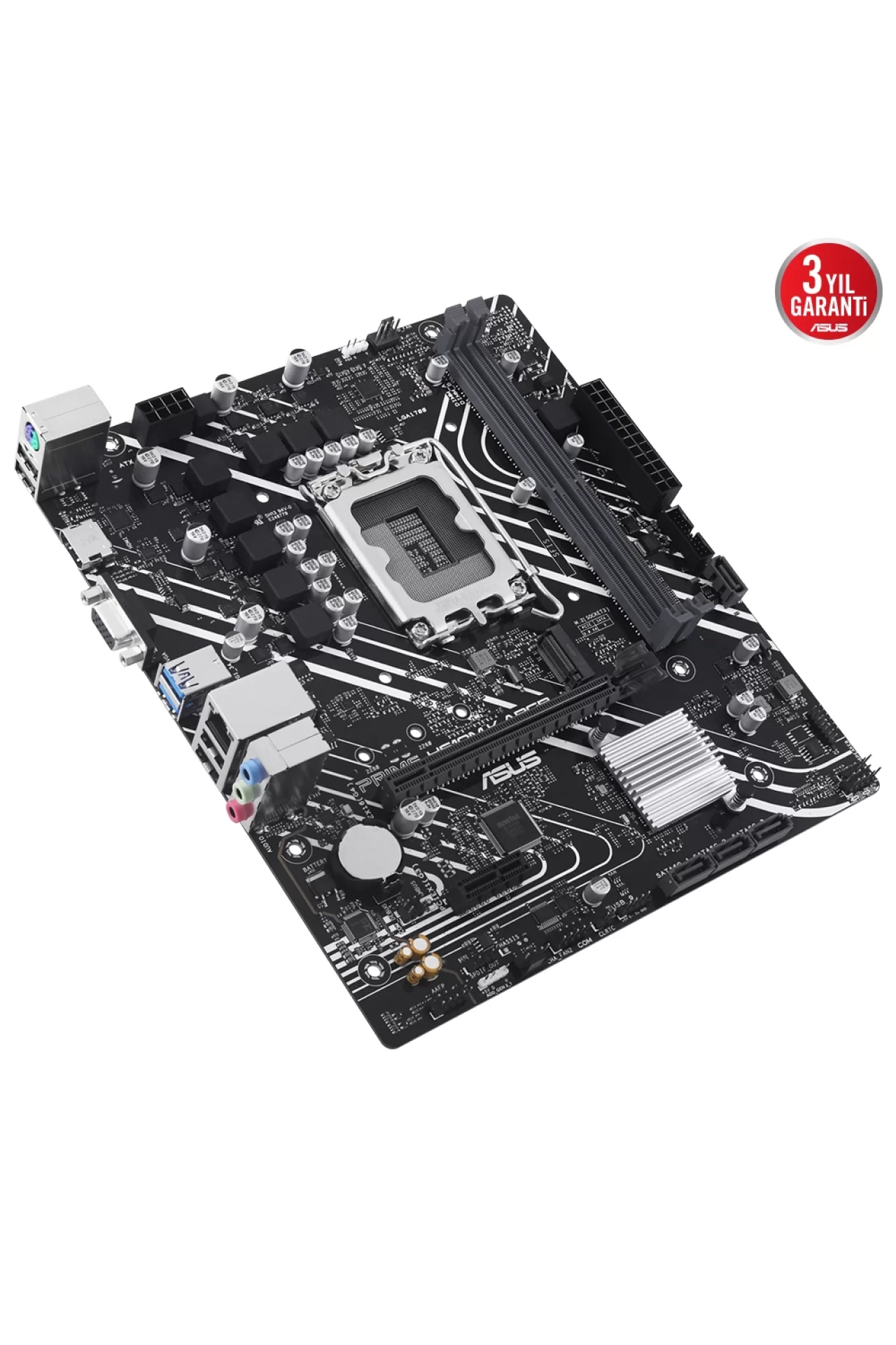 Asus Prime H610M-K ARGB 5600MHz DDR5 Soket 1700 M.2 HDMI mATX Anakart