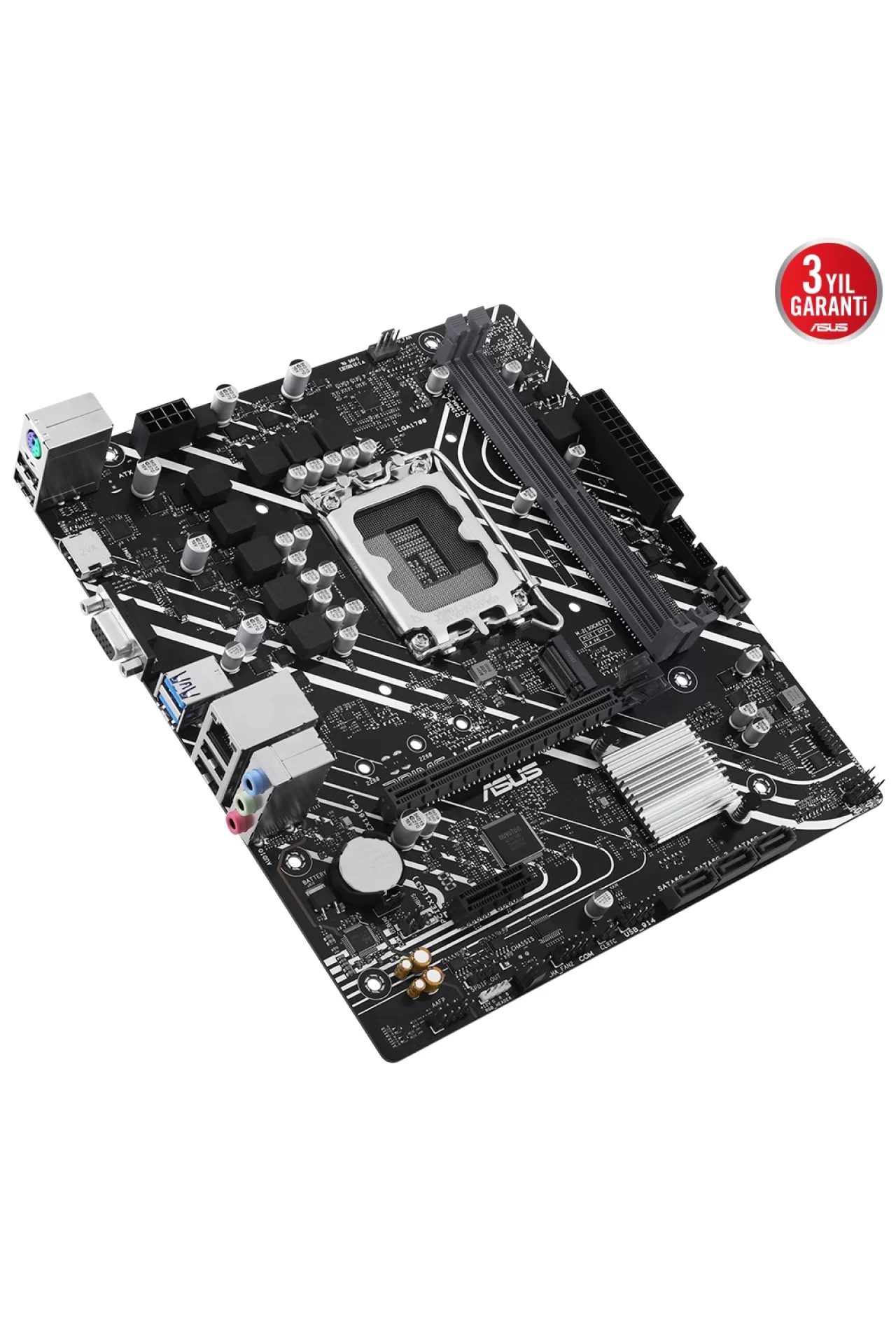 Asus Prime H610M-K 5600MHz DDR5 Soket 1700 M.2 HDMI mATX Anakart