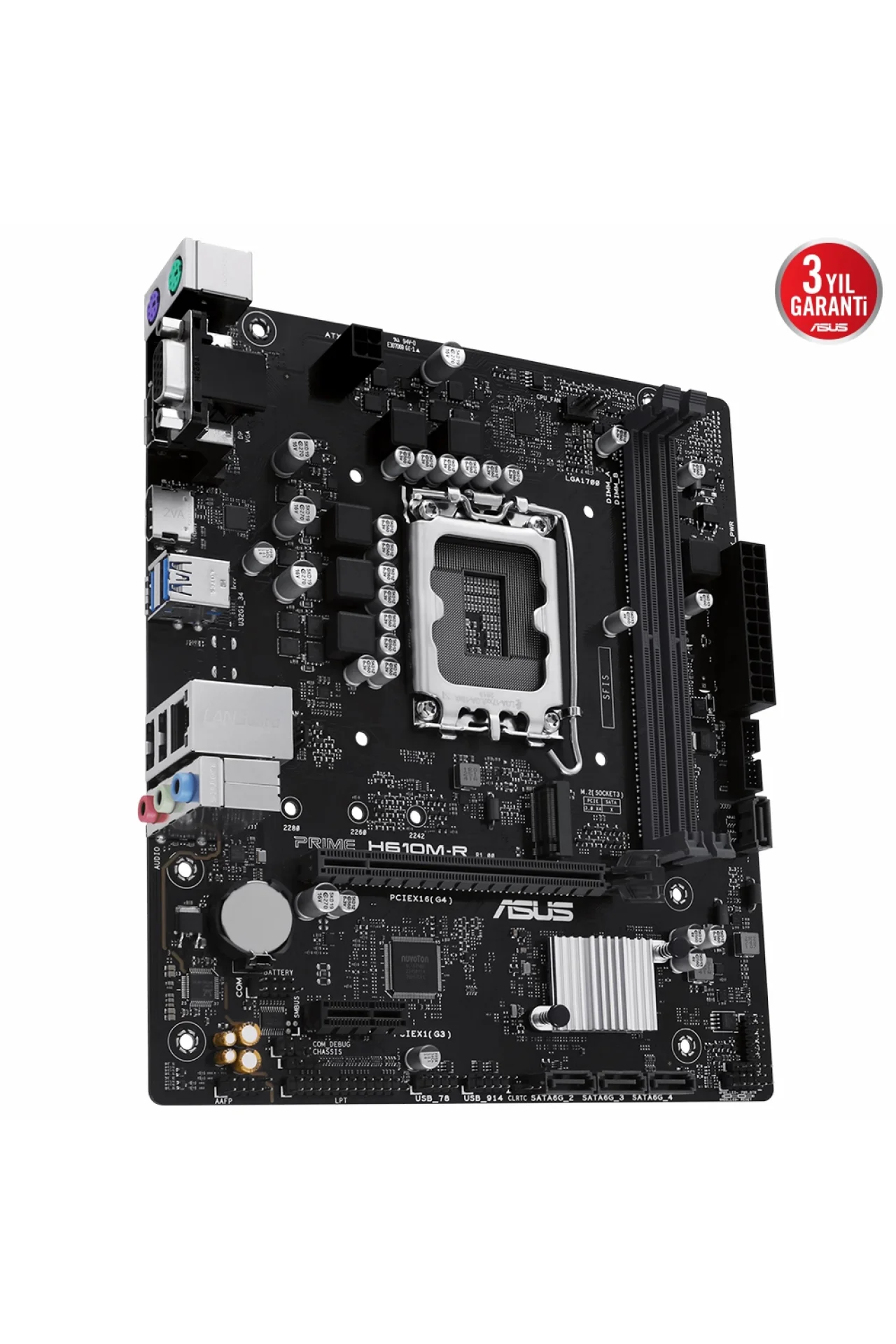 Asus Prime H610M-R-SI 5600MHz DDR5 Soket Anakart
