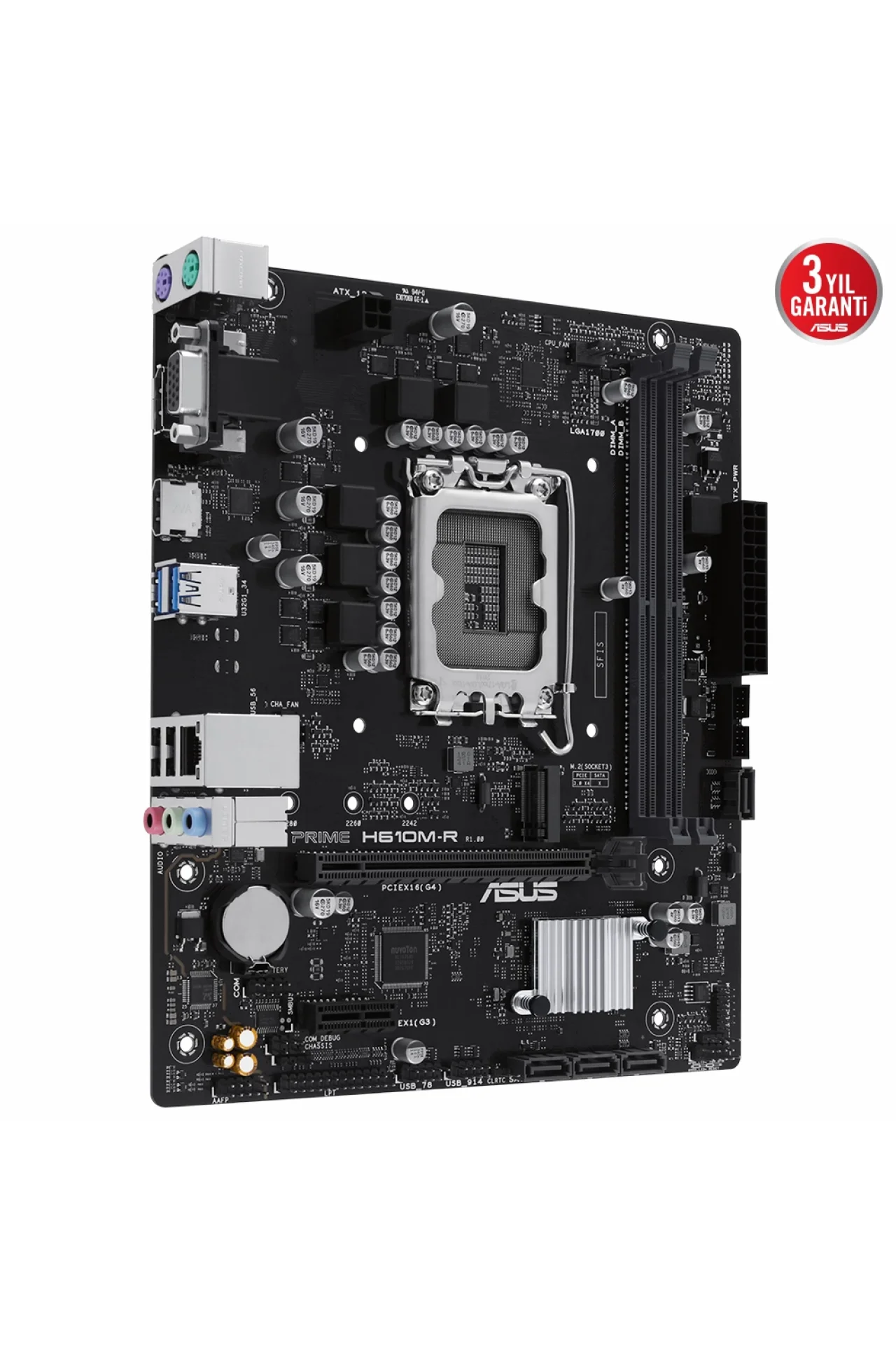Asus Prime H610M-R-SI 5600MHz DDR5 Soket Anakart