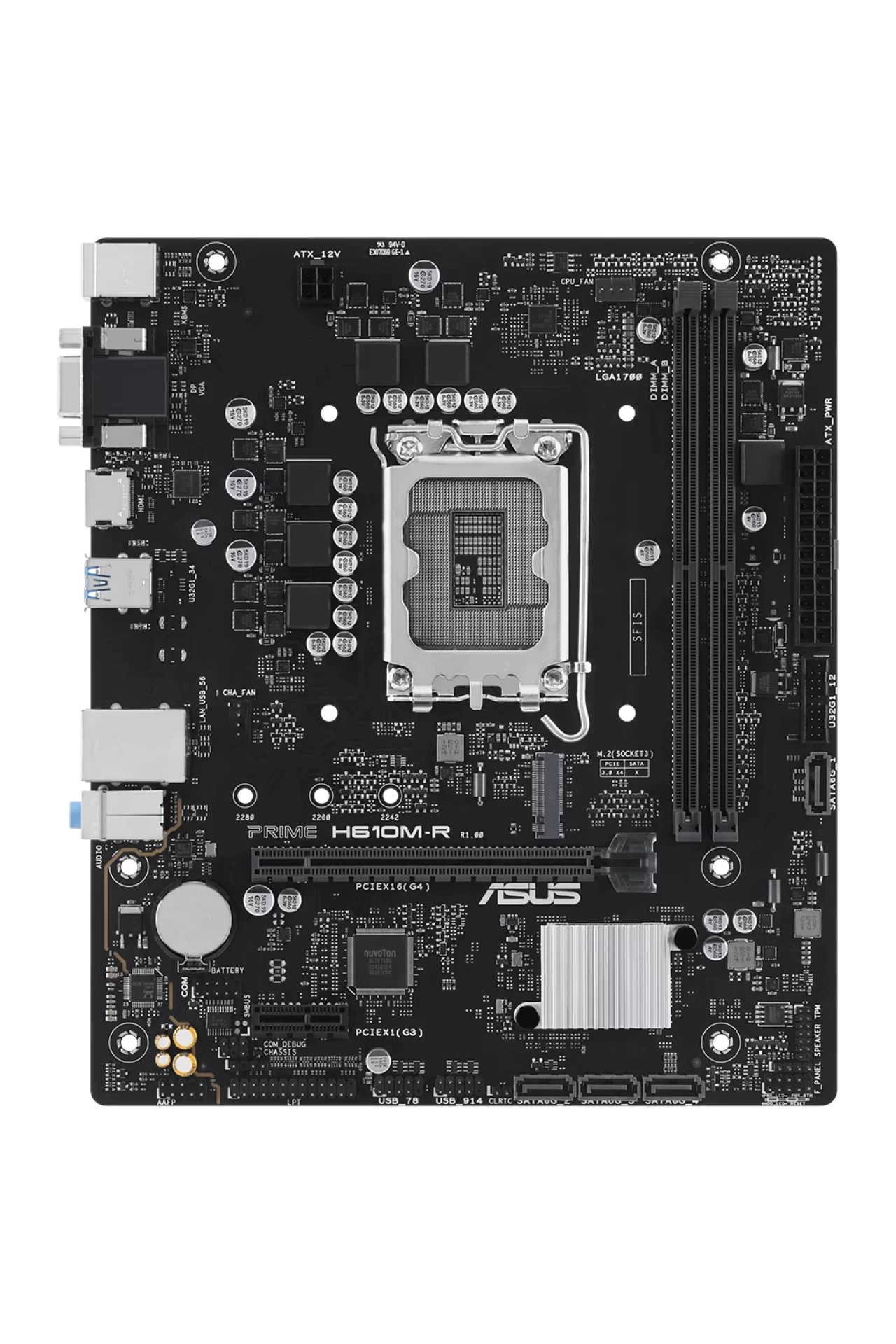 Asus Prime H610M-R-SI 5600MHz DDR5 Soket Anakart