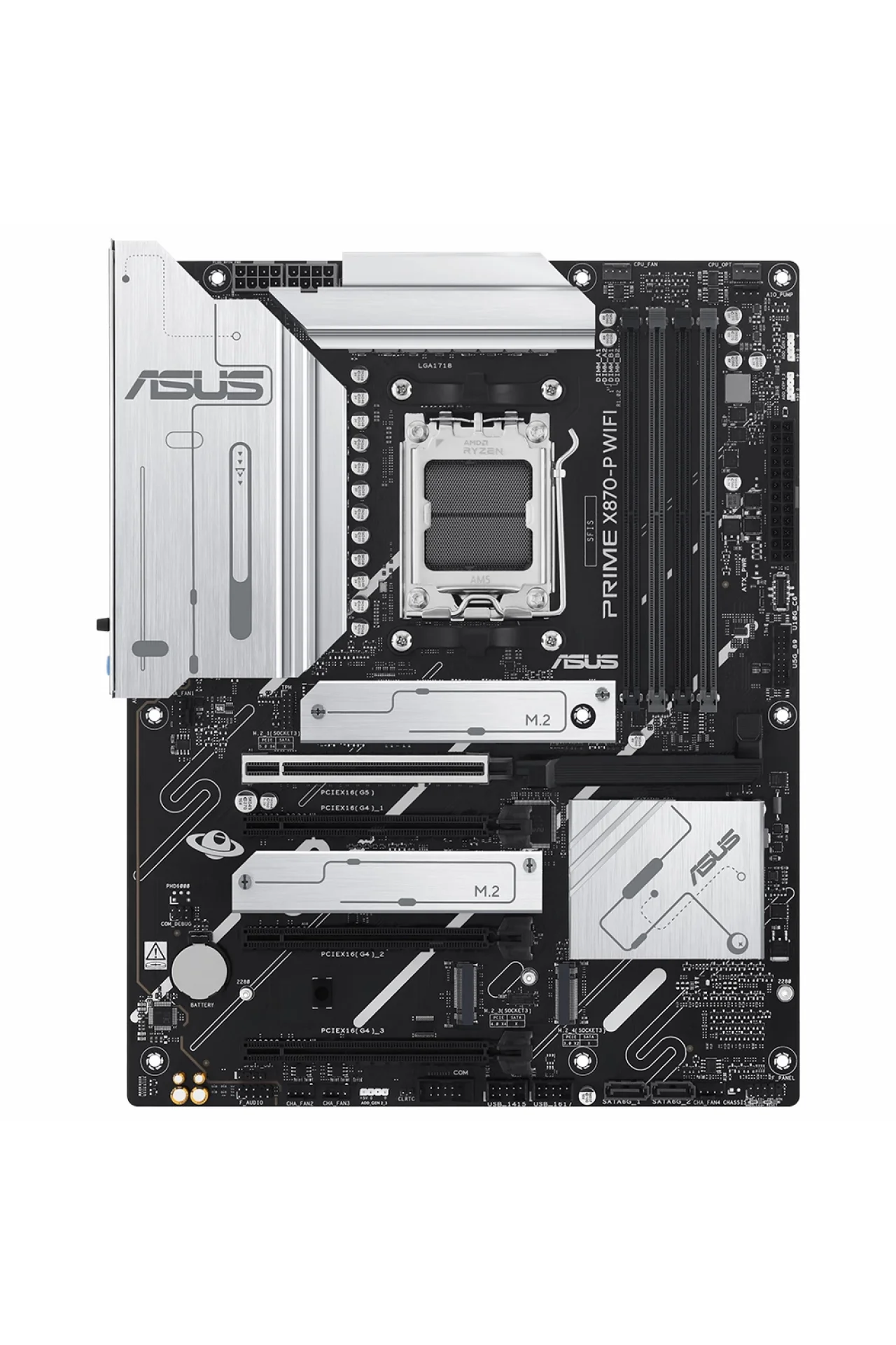 Asus Prime X870-P WiFi 8000MHz(OC) DDR5 Soket AM5 M.2 HDMI ATX Anakart