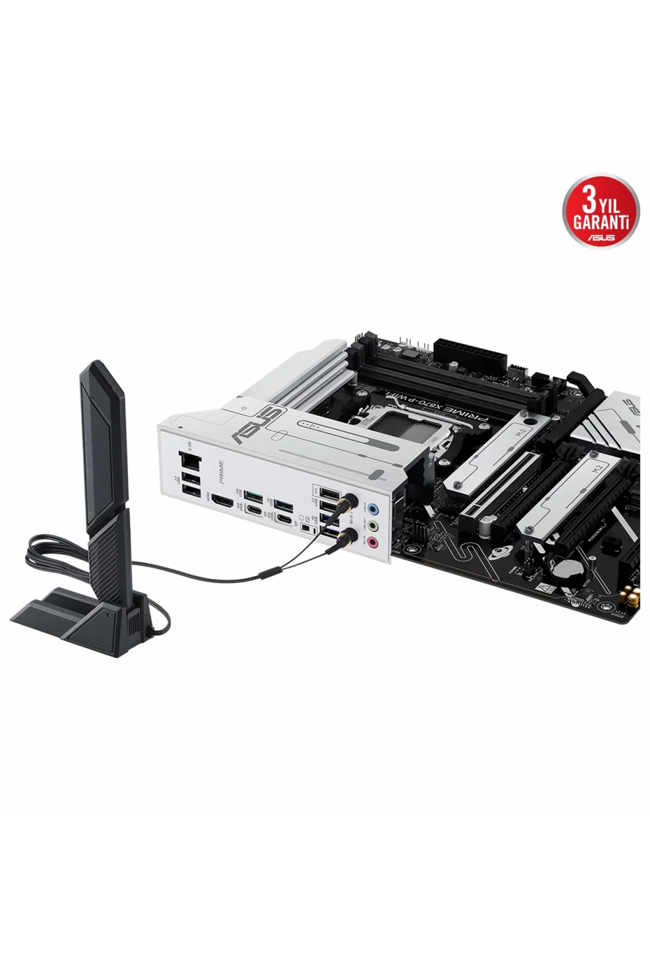 Asus Prime X870-P WiFi 8000MHz(OC) DDR5 Soket AM5 M.2 HDMI ATX Anakart