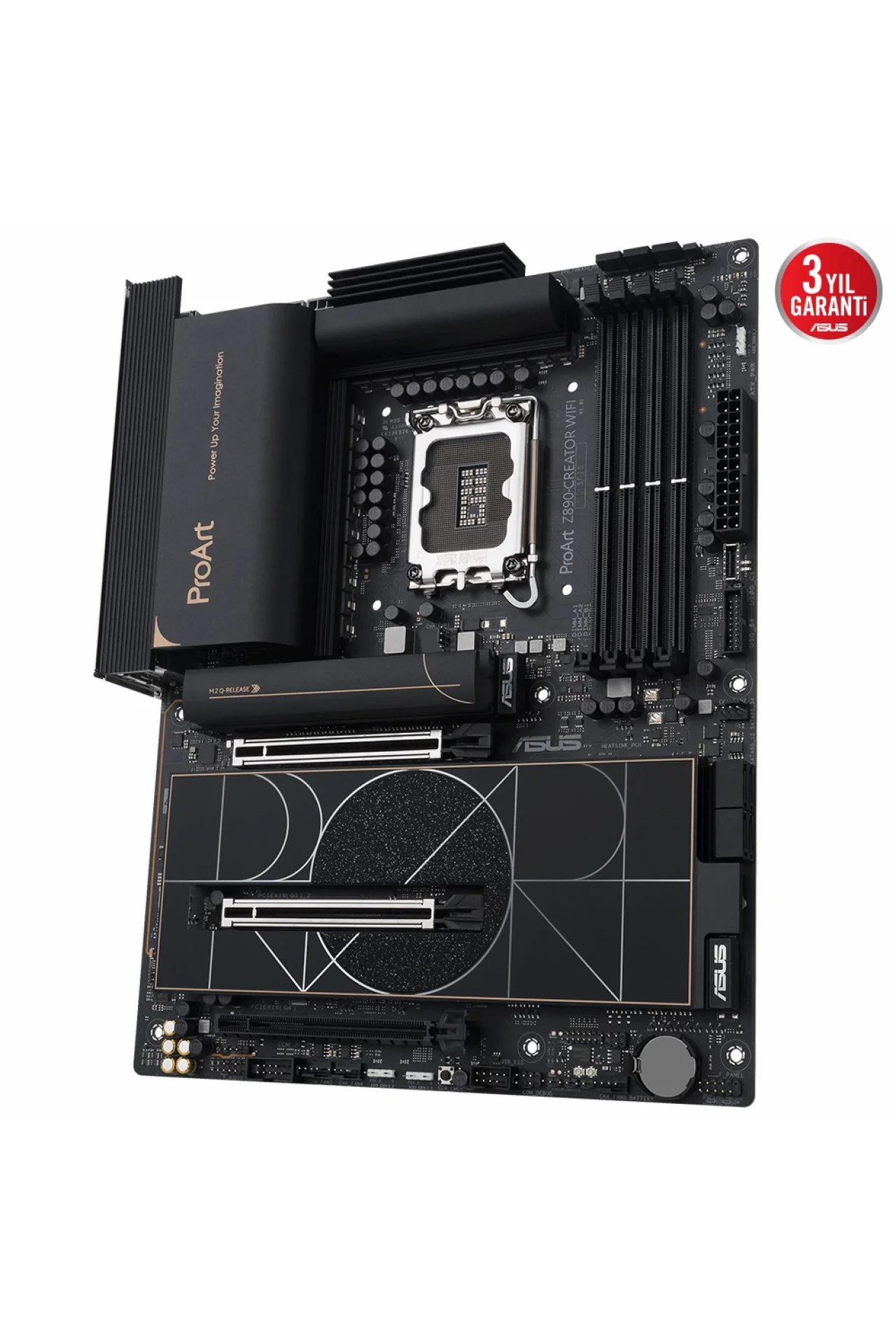 Asus ProArt Z890-Creator WiFi 8600MHz (OC) DDR5 Soket LGA1851 M.2 ATX Anakart