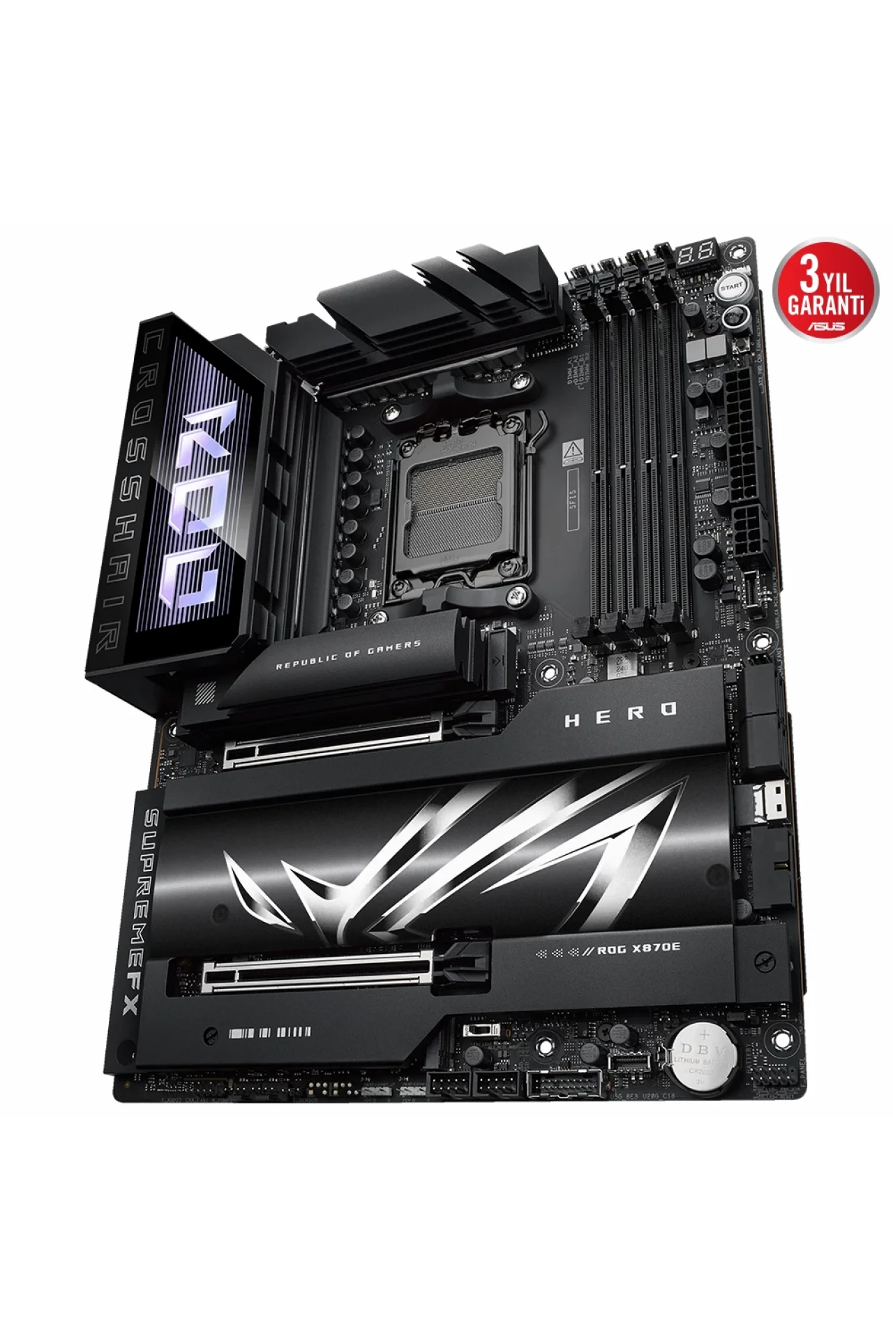 Asus ROG Crosshair X870E Hero 8600MHz(OC) Anakart