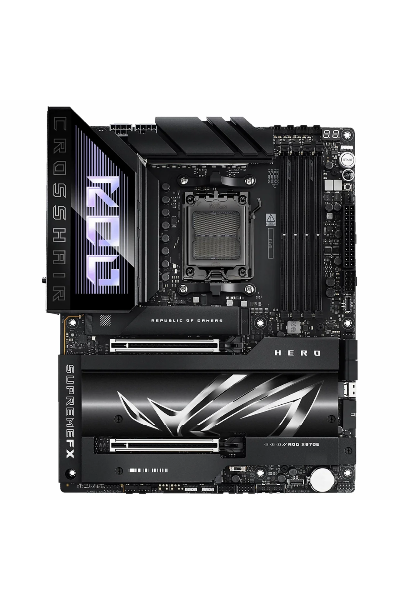 Asus ROG Crosshair X870E Hero 8600MHz(OC) Anakart