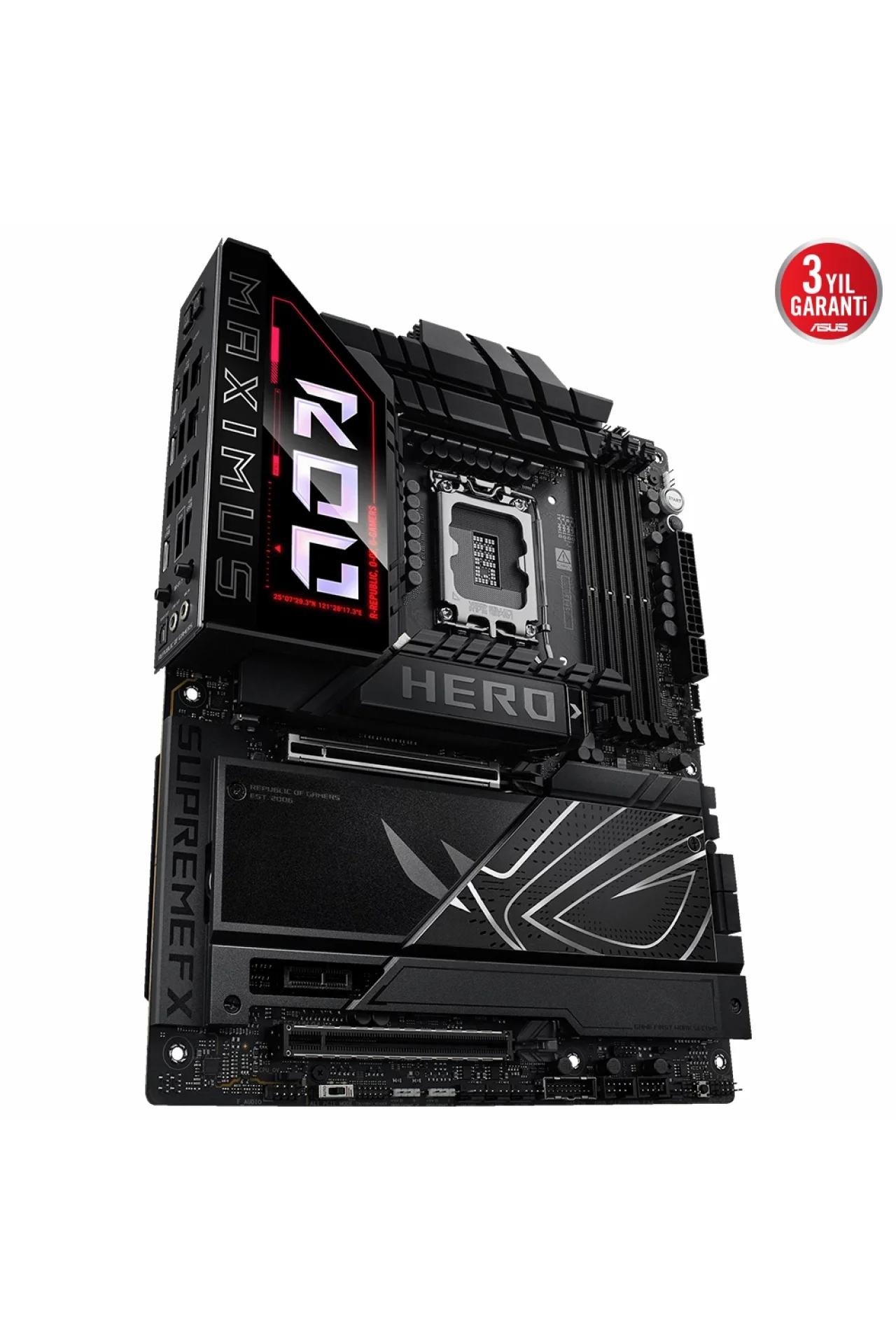 Asus ROG Maximus Z890 Hero 8800MHz (OC) DDR5 Soket LGA1851 M.2 HDMI ATX Anakart