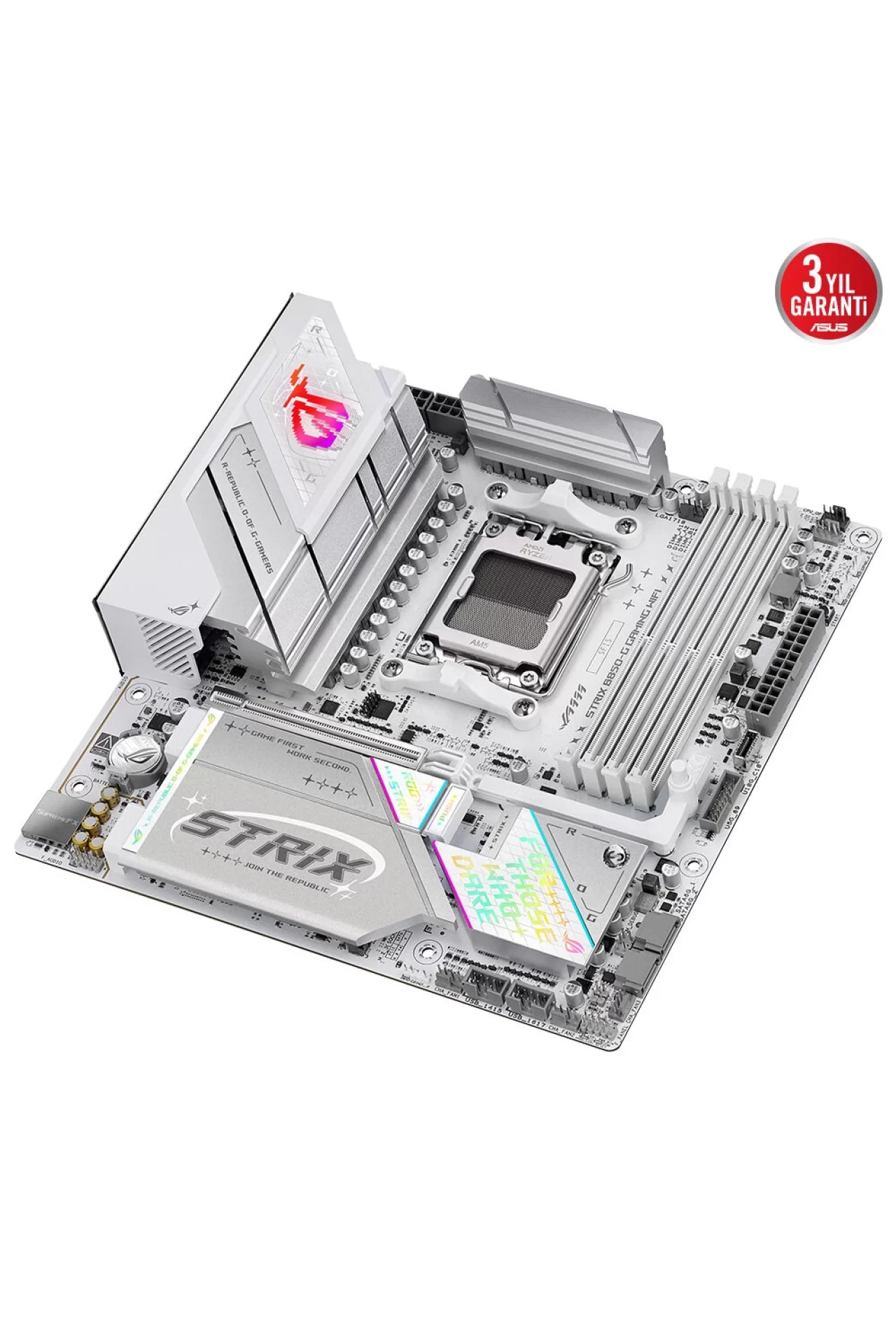 Asus ROG Strix B850-G Gaming WIFI 8000MHz (OC) DDR5 Soket AM5 M.2 HDMI DP mATX Anakart