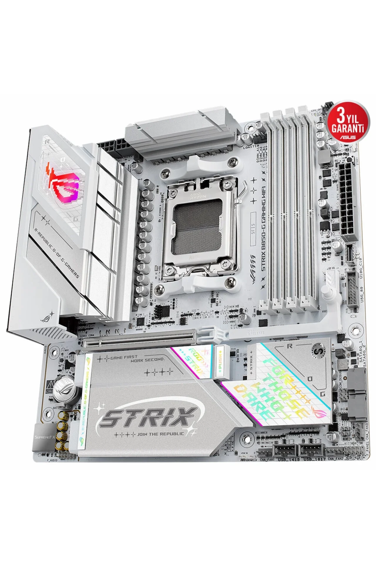 Asus ROG Strix B850-G Gaming WIFI 8000MHz (OC) DDR5 Soket AM5 M.2 HDMI DP mATX Anakart