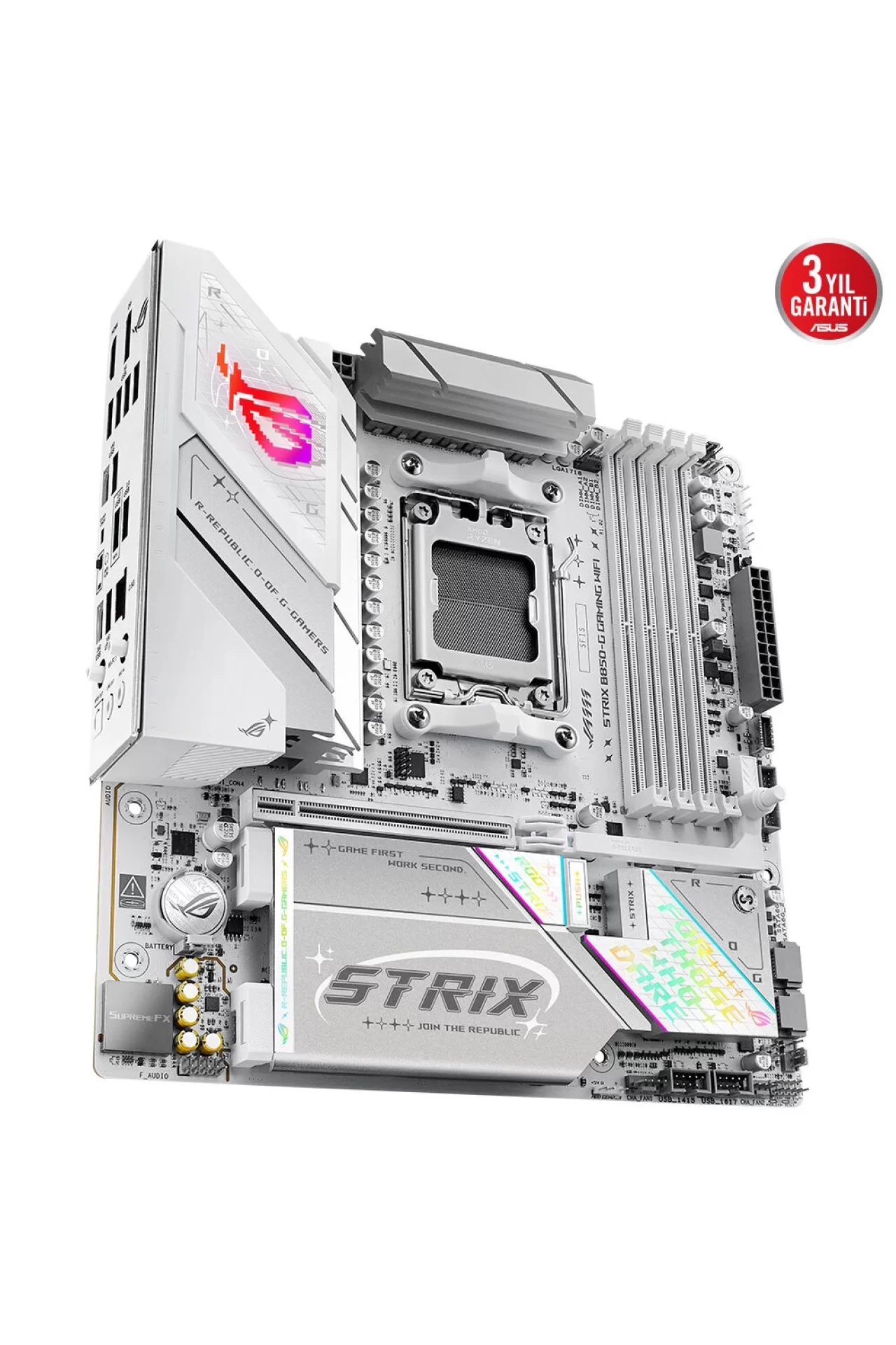Asus ROG Strix B850-G Gaming WIFI 8000MHz (OC) DDR5 Soket AM5 M.2 HDMI DP mATX Anakart