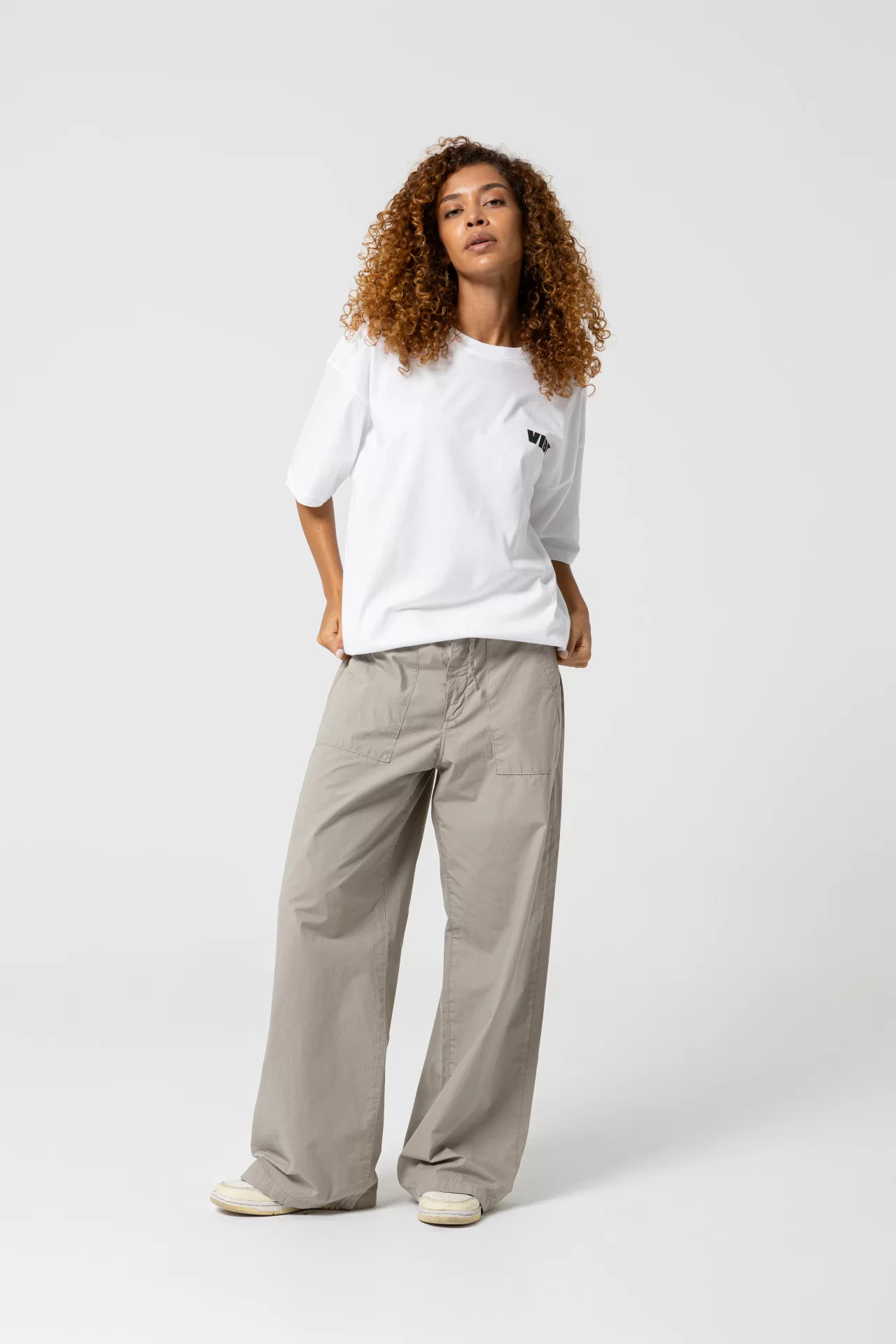 Soda Vibe Oversize Beyaz T-Shirt