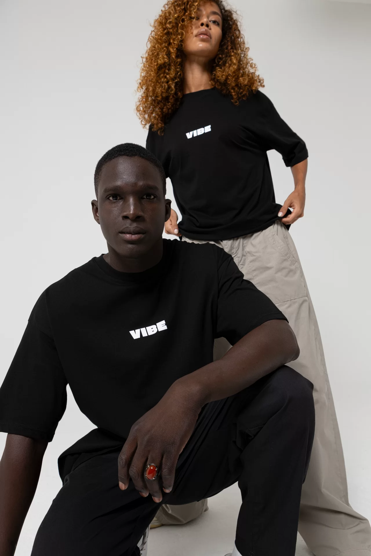 Soda Vibe Oversize Siyah T-Shirt