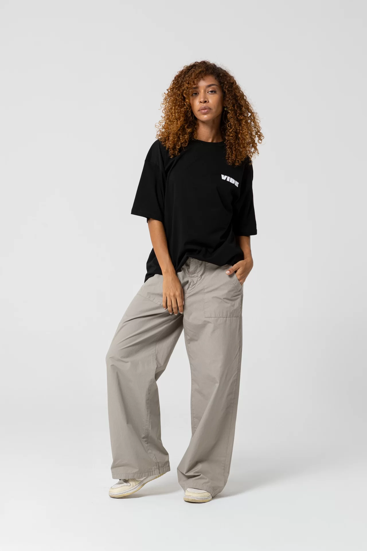 Soda Vibe Oversize Siyah T-Shirt